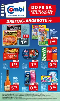 Combi - Dreitag-Angebote gültig ab dem 14.08.2025