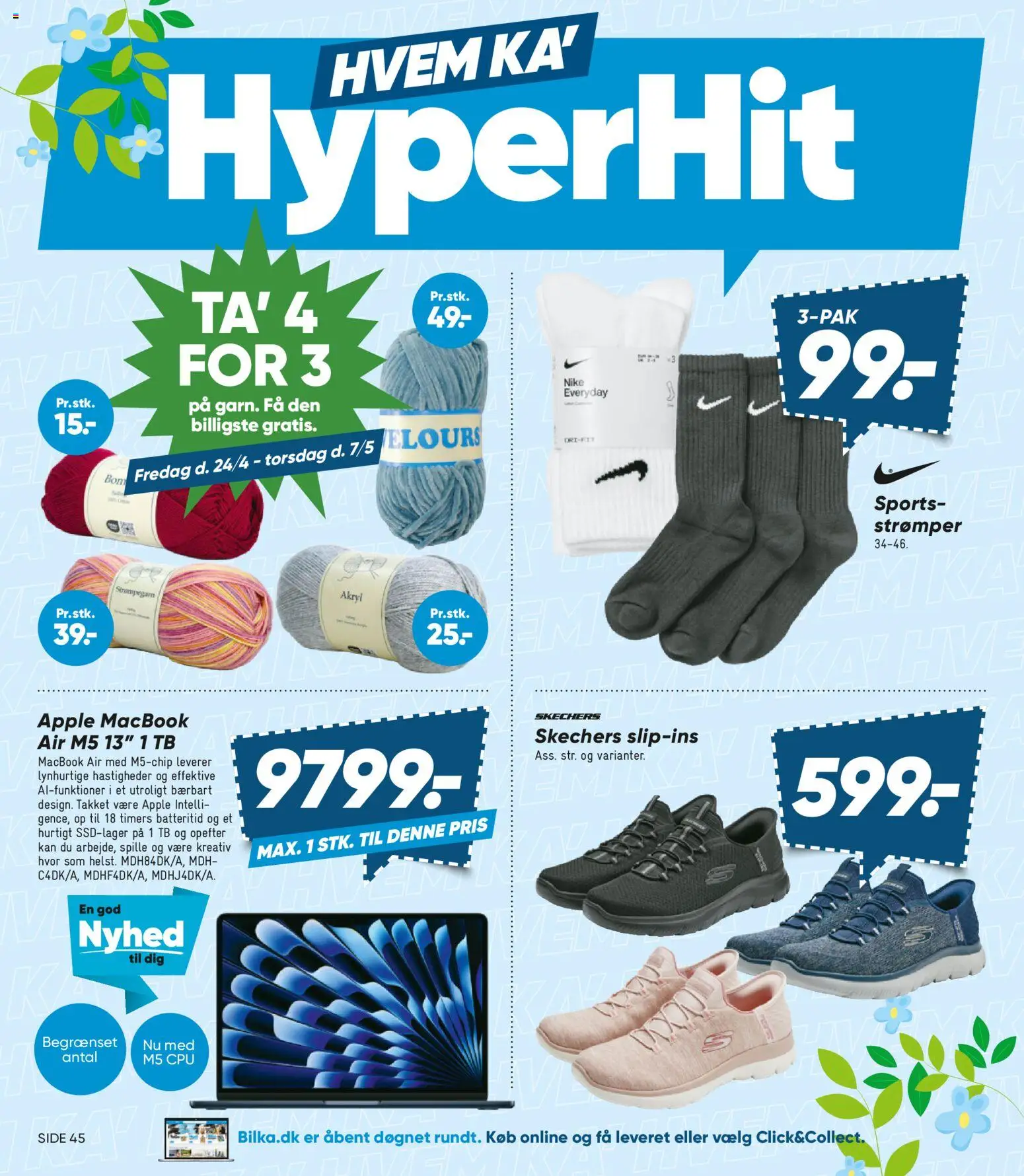 Bilka tilbudsavis – gyldig fra 24.04.2026 | Side: 4 | Produkter: Søm, Strømper