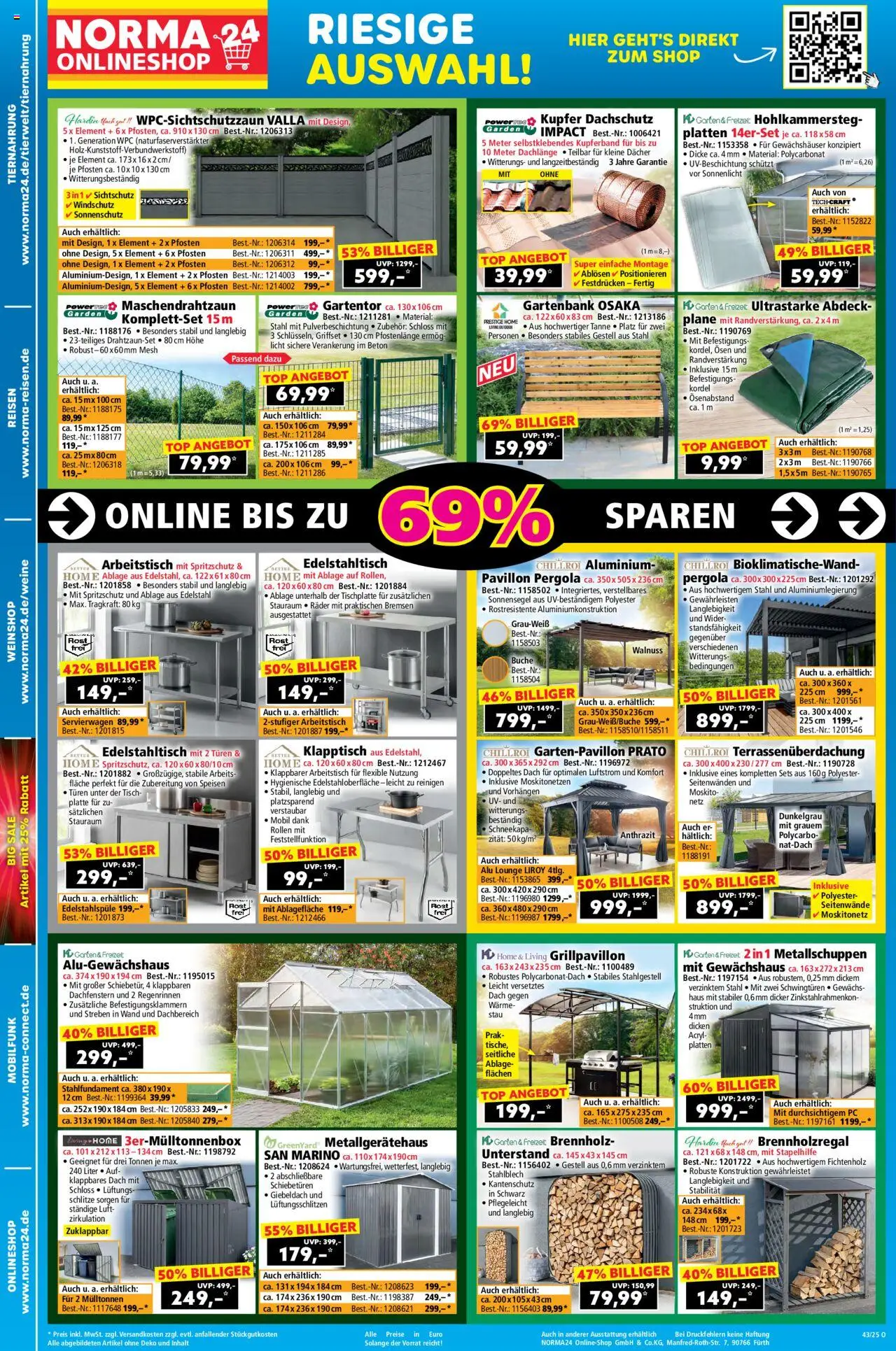 Norma Onlineshop – gültig ab 20.10.2025 | Seite: 2 | Produkte: Top, Servierwagen, Tisch, PC