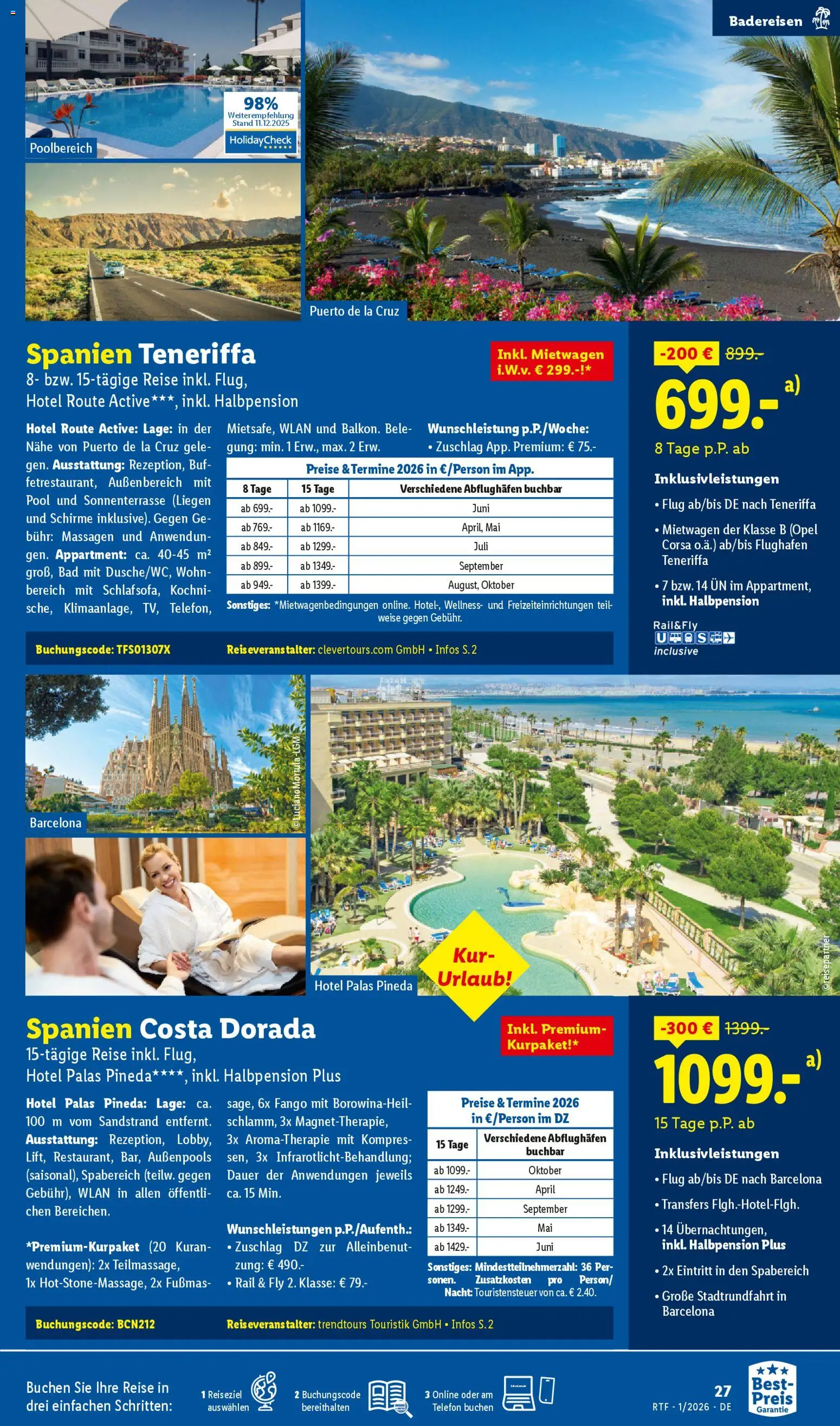 Lidl Reisen - Prospekt – gültig ab 14.01.2026 | Seite: 27 | Produkte: Bad, Telefon