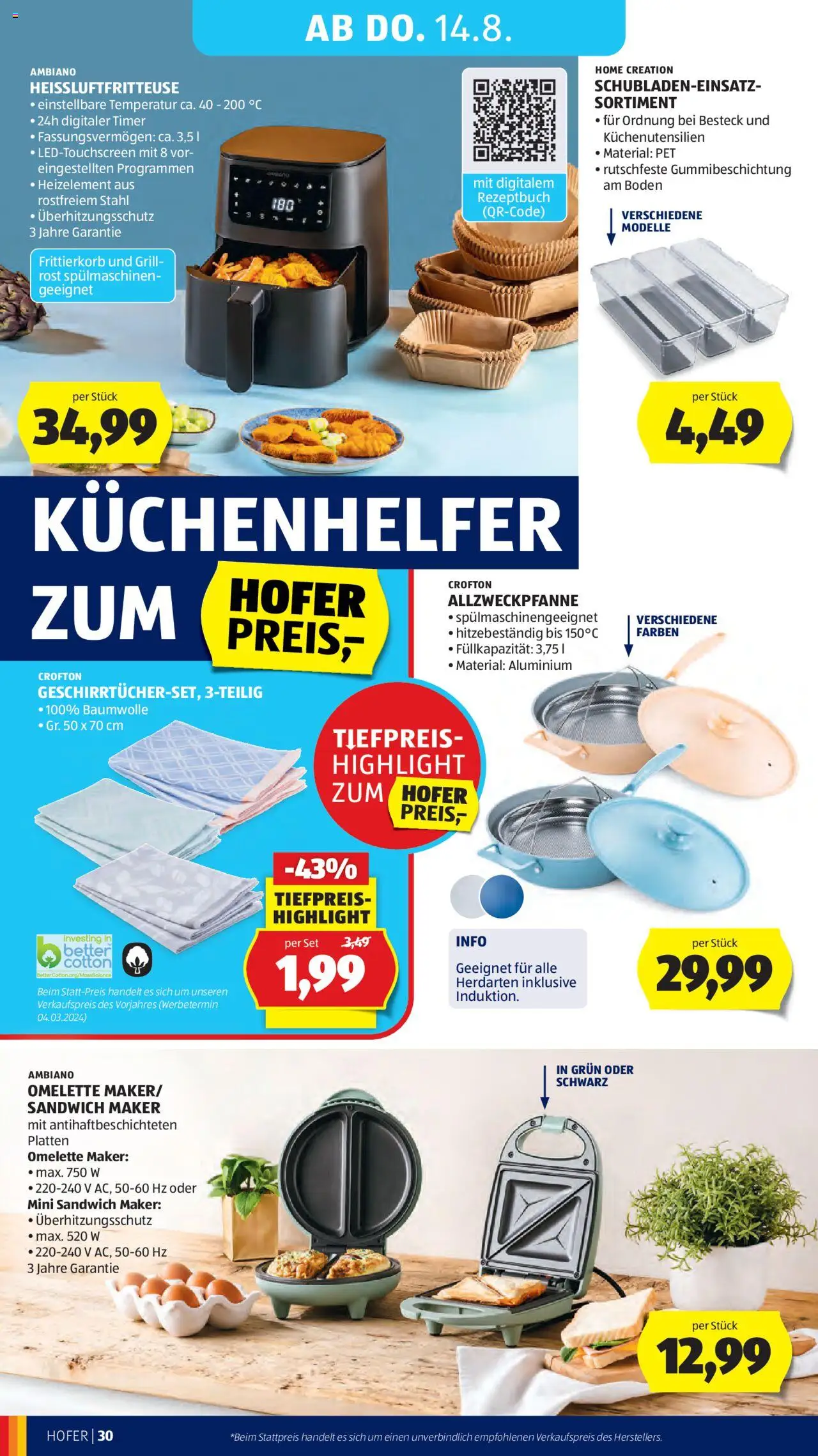 Hofer Flugblatt gültig ab 08.08.2025 | Seite: 34 | Produkte: Grill