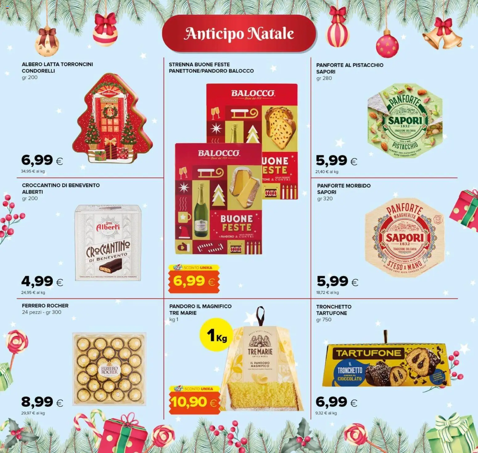 Volantino Oasi del 01.12.2025 | Pagina: 3 | Prodotti: Crema, Cioccolato, Pandoro, Torroncini