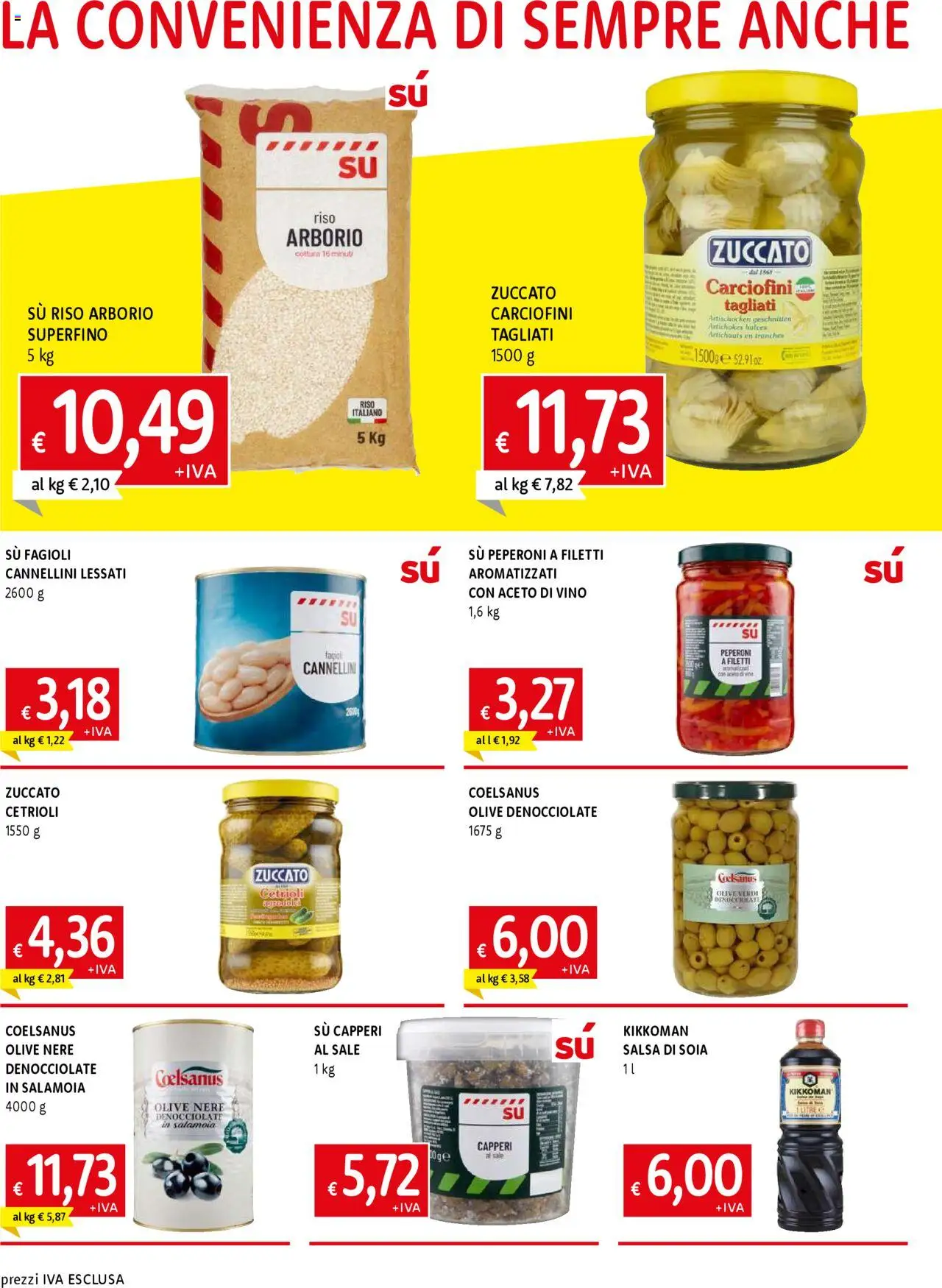 Volantino Famila del 12.06.2025 | Pagina: 4 | Prodotti: Riso, Cetrioli, Cannellini, Sale