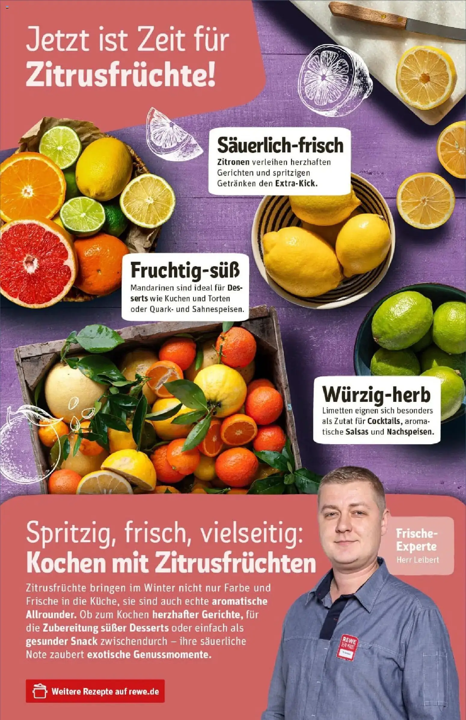 Rewe prospekt Bonn / Beuel	 – gültig ab 26.01.2026 | Seite: 17 | Produkte: Quark, Limetten, Mandarinen, Kuchen