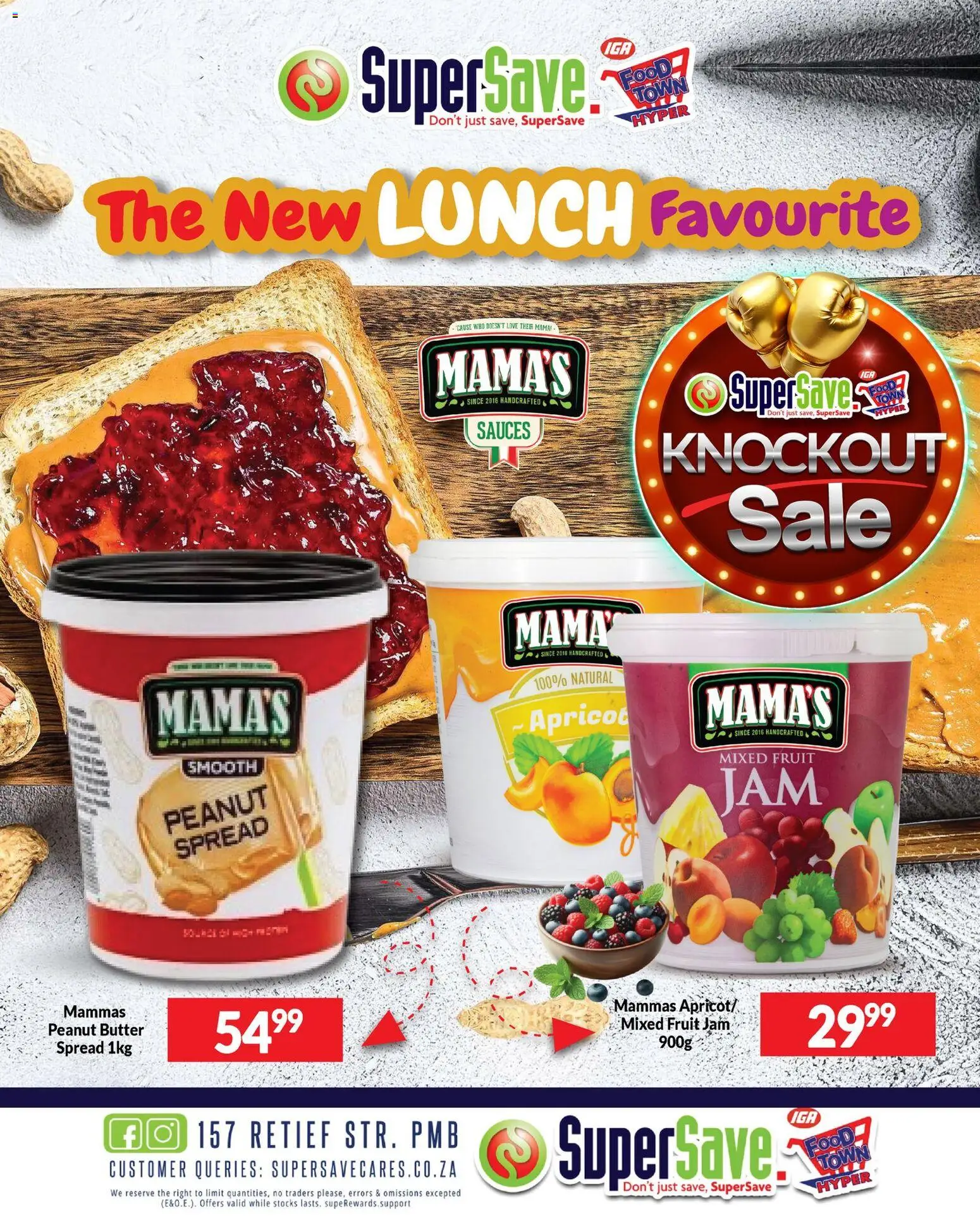 New Super Save catalogue – valid from 24.03.2026 | Page: 33 | Products: Jam, Butter, Sauces, Peanut butter