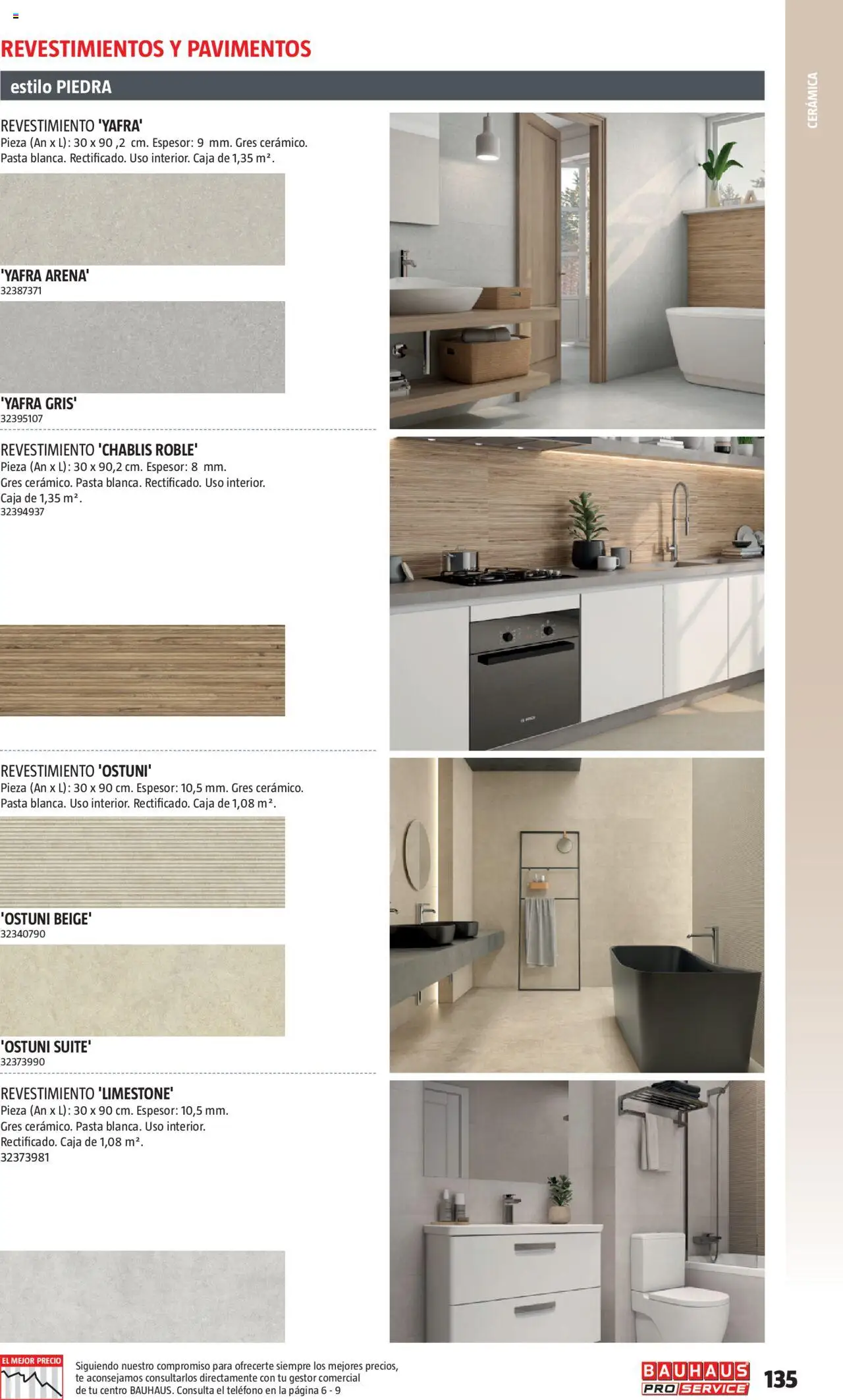Bauhaus - ProService  │ válido desde el 24.02.2025 | Página: 135 | Productos: Pasta, Té, Teléfono, Caja