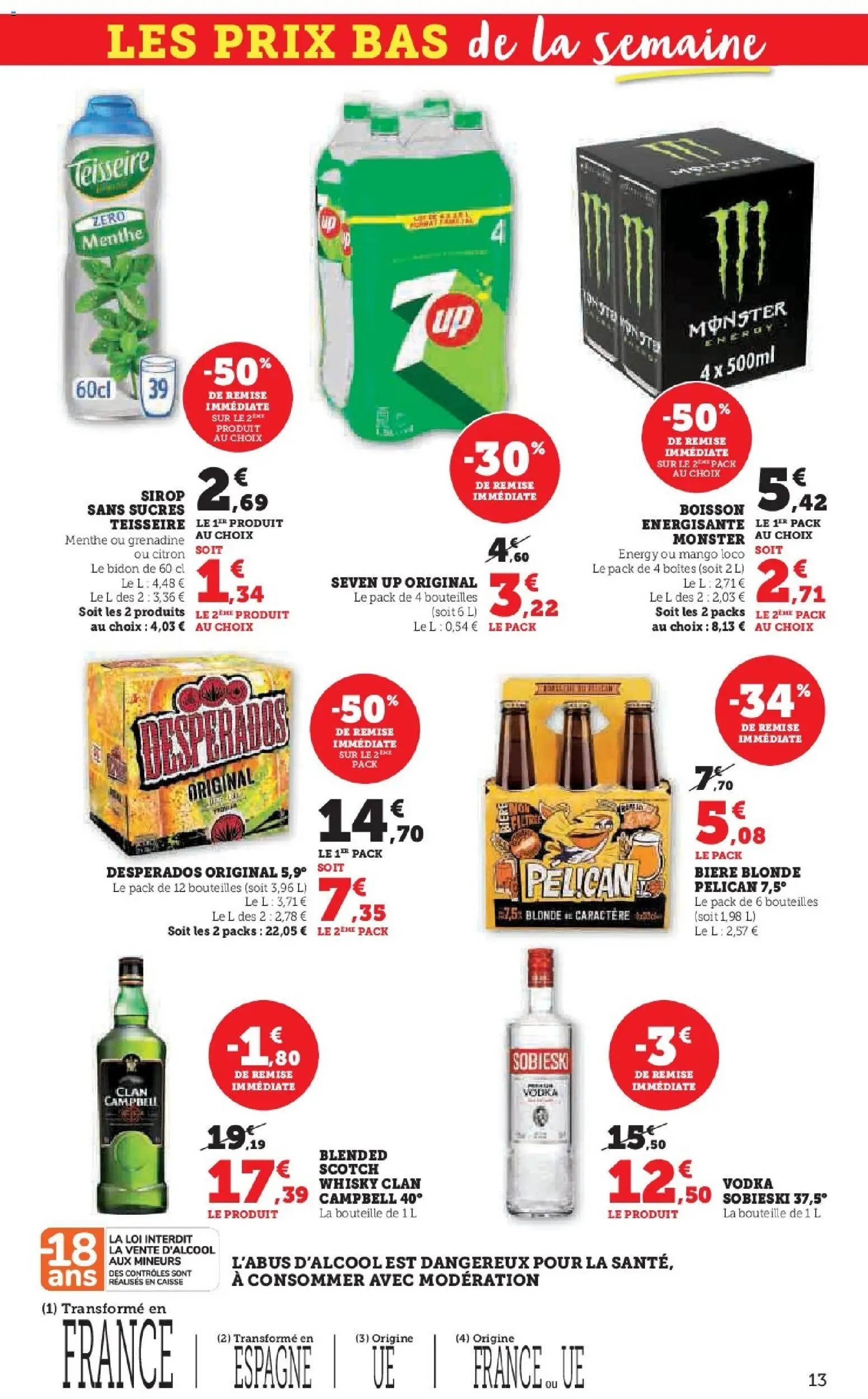 {H1} | Page: 13 | Produits: Whisky, Desperados, Scotch whisky Clan campbell, Whisky clan Campbell