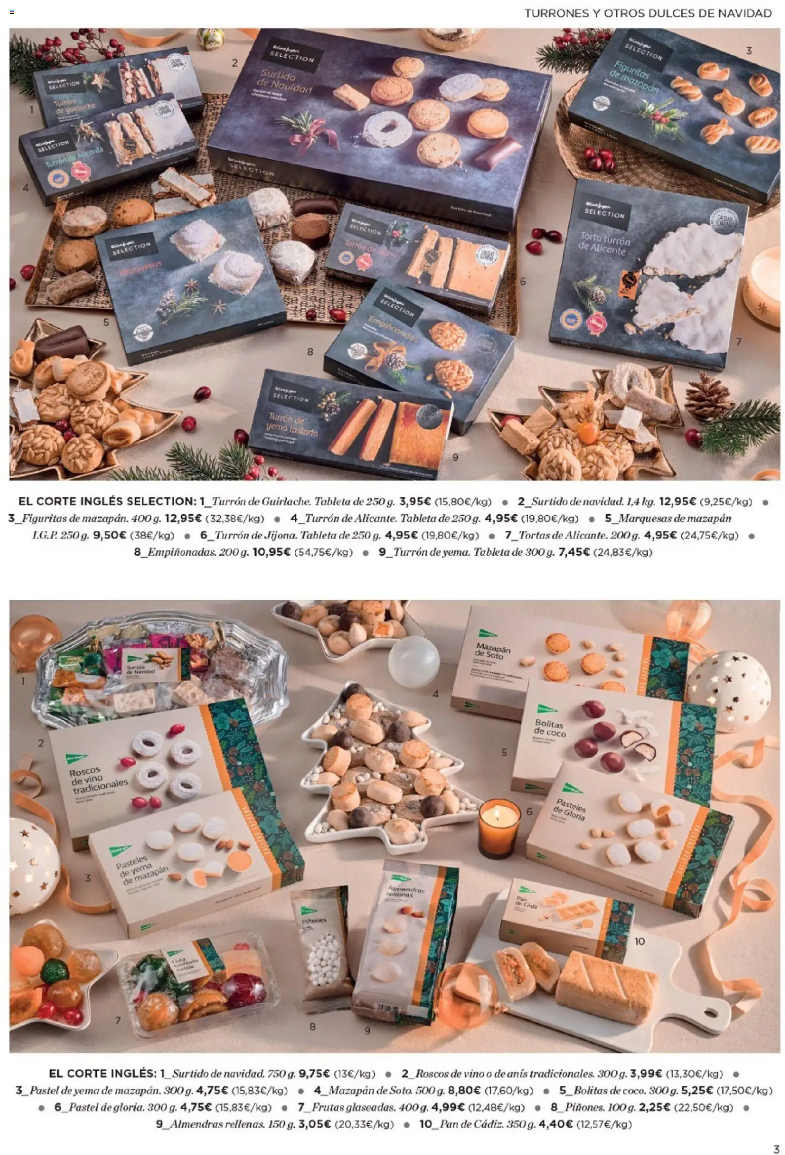 Hipercor - Dulces de Navidad │ válido desde el 20.11.2025 | Página: 3 | Productos: Vino, Τυρόπιτα, Tableta