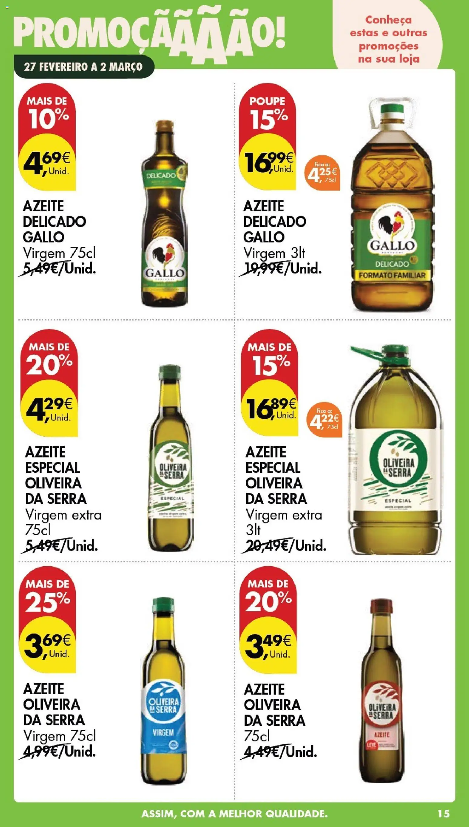 Pingo Doce Poupe este Fim de Semana │ válido de 27.02.2026 | Página: 15 | Produtos: Azeite