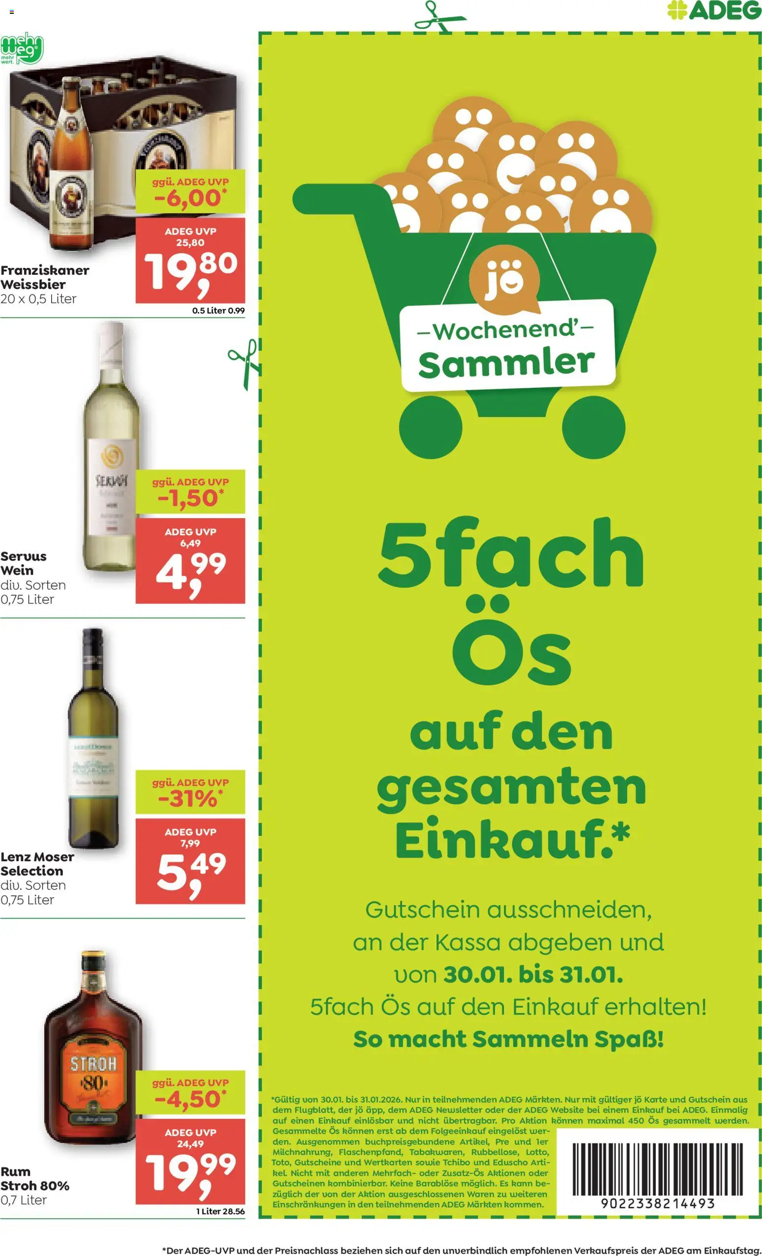 ADEG Flugblatt gültig ab 29.01.2026 | Seite: 9 | Produkte: Wein