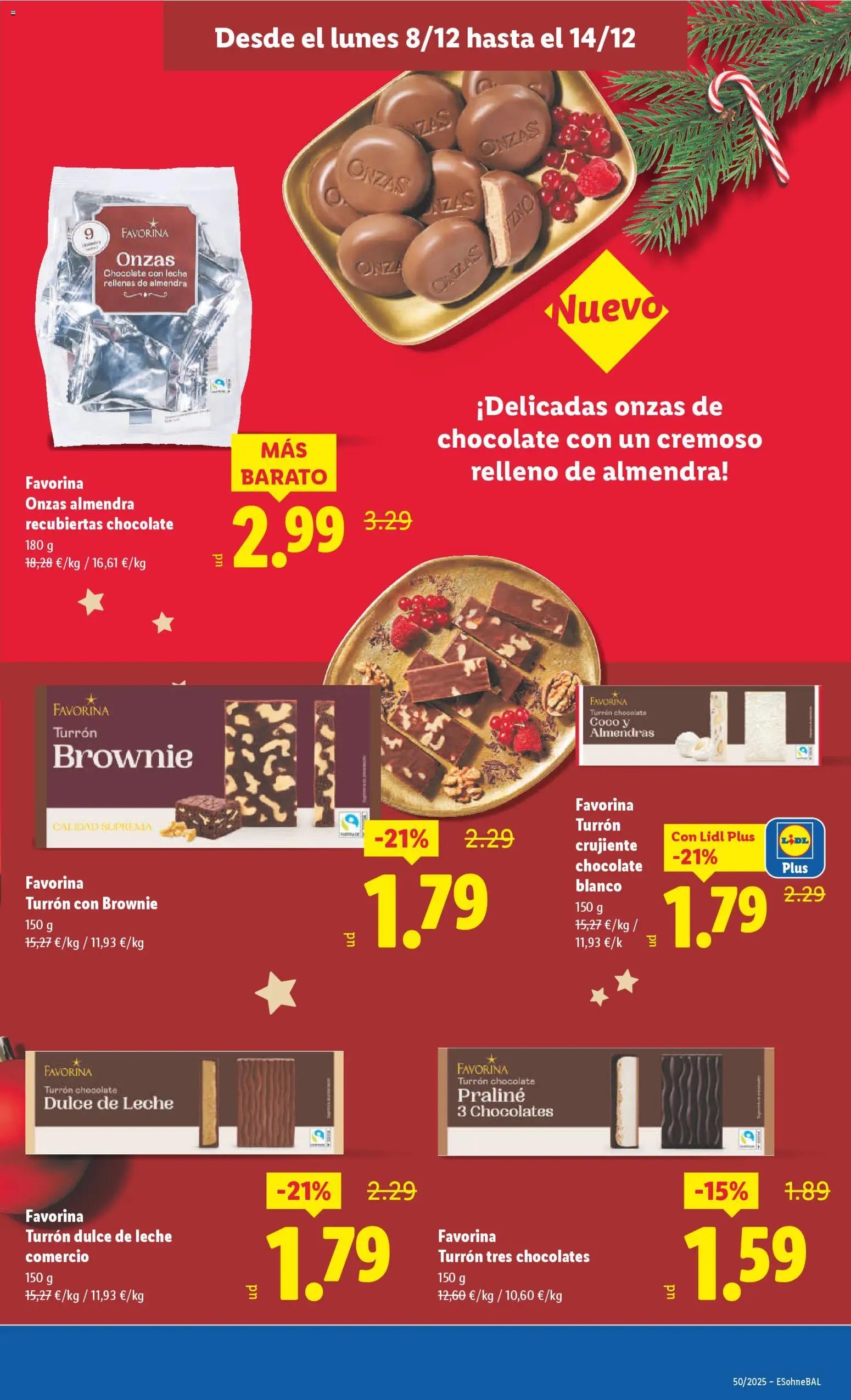 Lidl folleto │ válido desde el 08.12.2025 | Página: 23 | Productos: Leche, Chocolate, Τυρόπιτα, Chocolate con leche