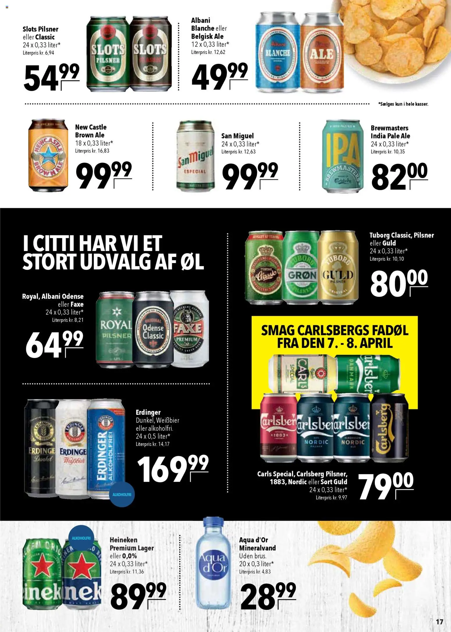 CITTI Markt Dänemark-Werbung – gültig ab 25.03.2026 | Seite: 17 | Produkte: Erdinger, Carlsberg, Weißbier, Heineken