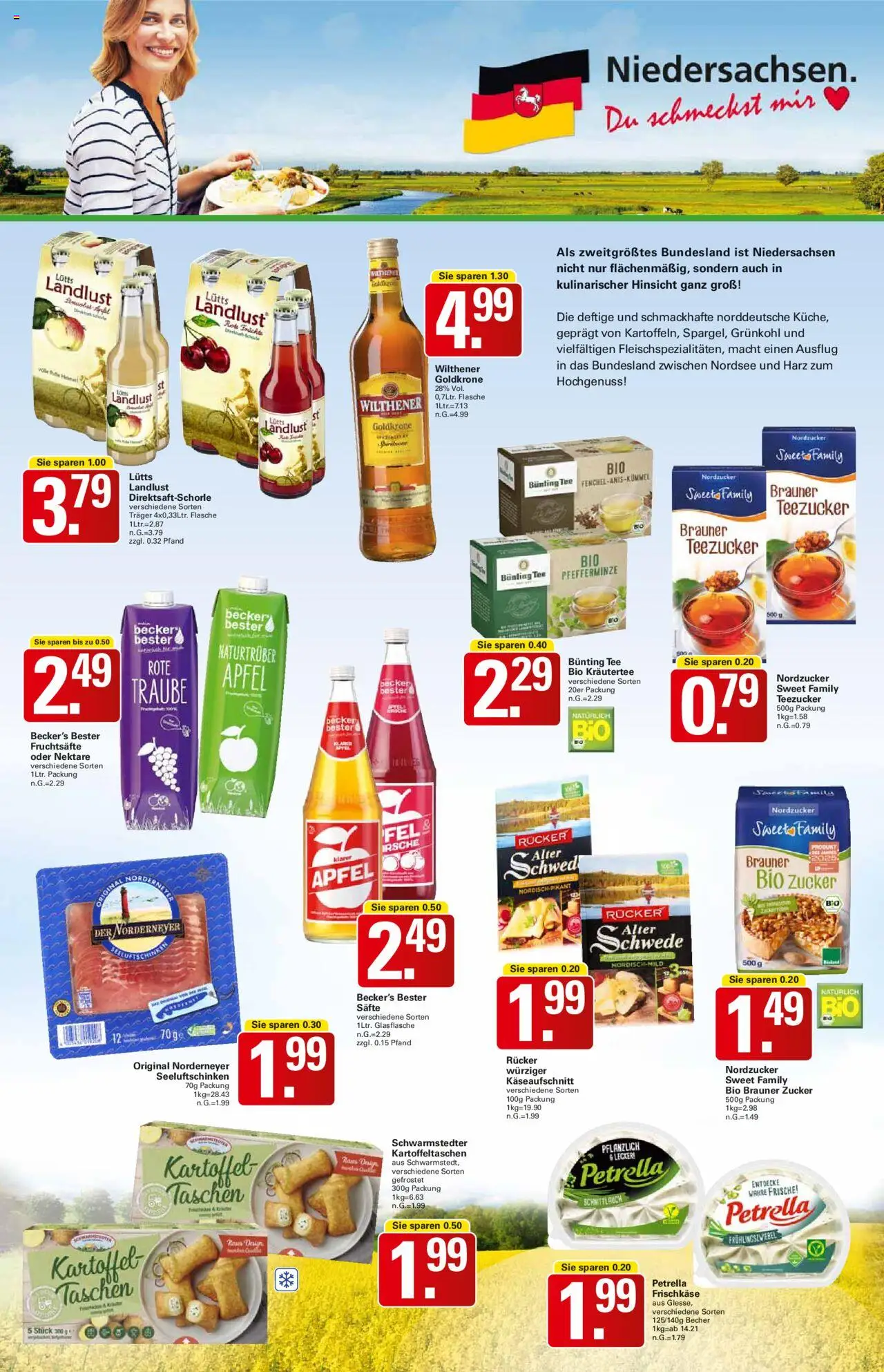 WEZ Prospekt – gültig ab 13.10.2025 | Seite: 7 | Produkte: Frühlingszwiebel, Zucker, Schinken, Frischkase