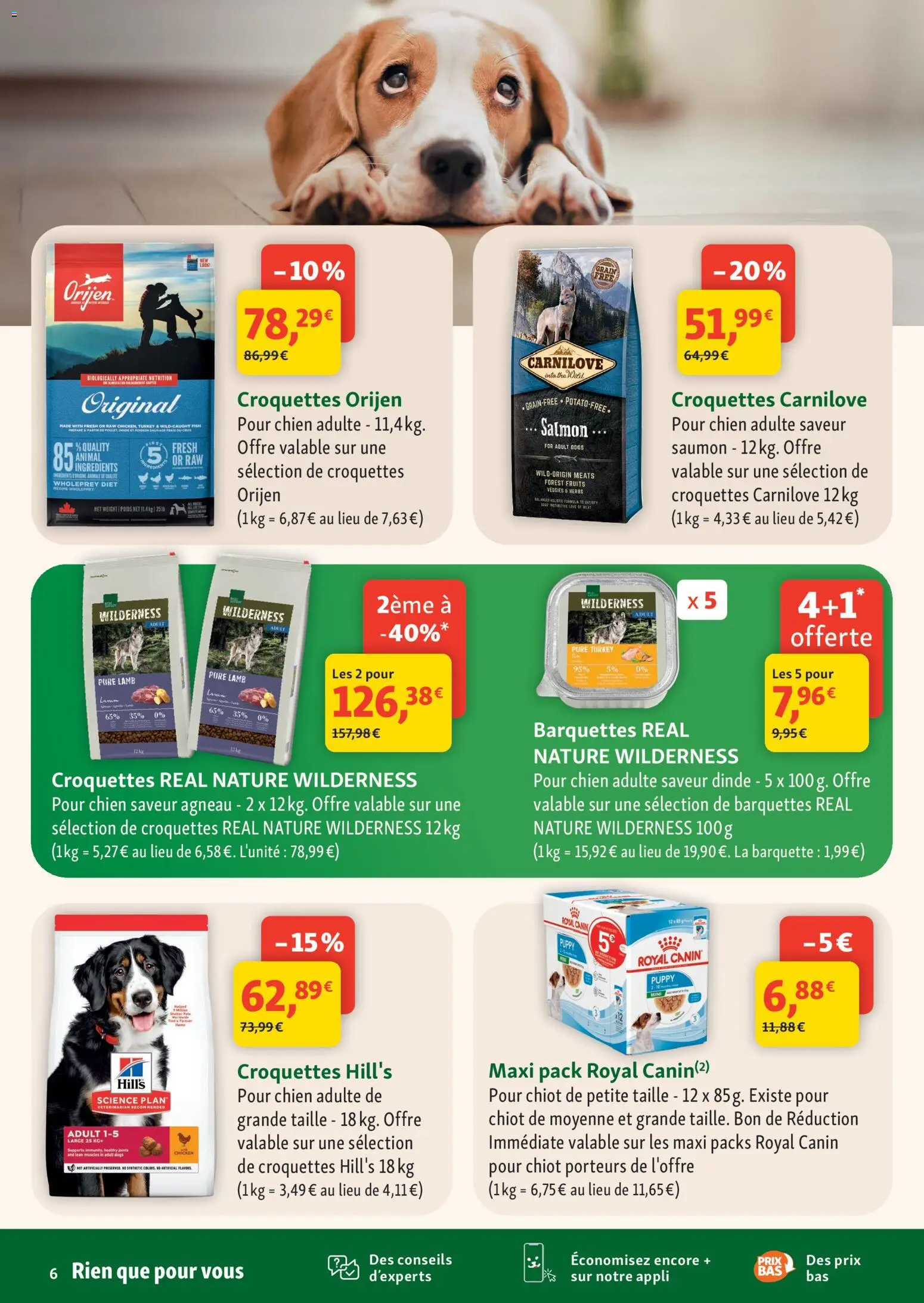 {H1} | Page: 6 | Produits: Poids, Agneau, Thé, Saumon