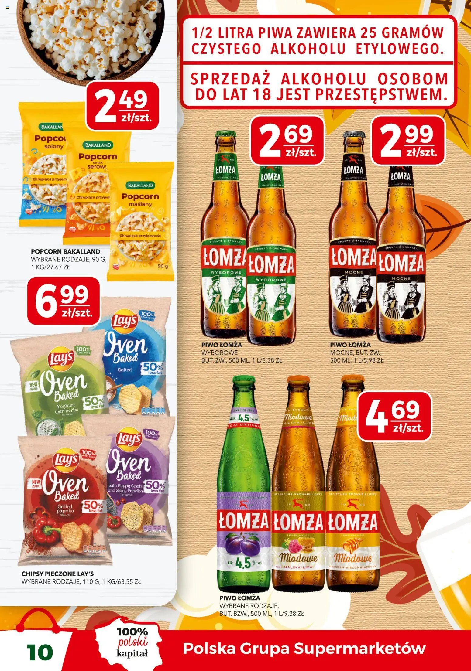 Top Market Gazetka od 20.11.2025 | Strona: 10 | Produkty: Malina, Miód, Piwo, Popcorn
