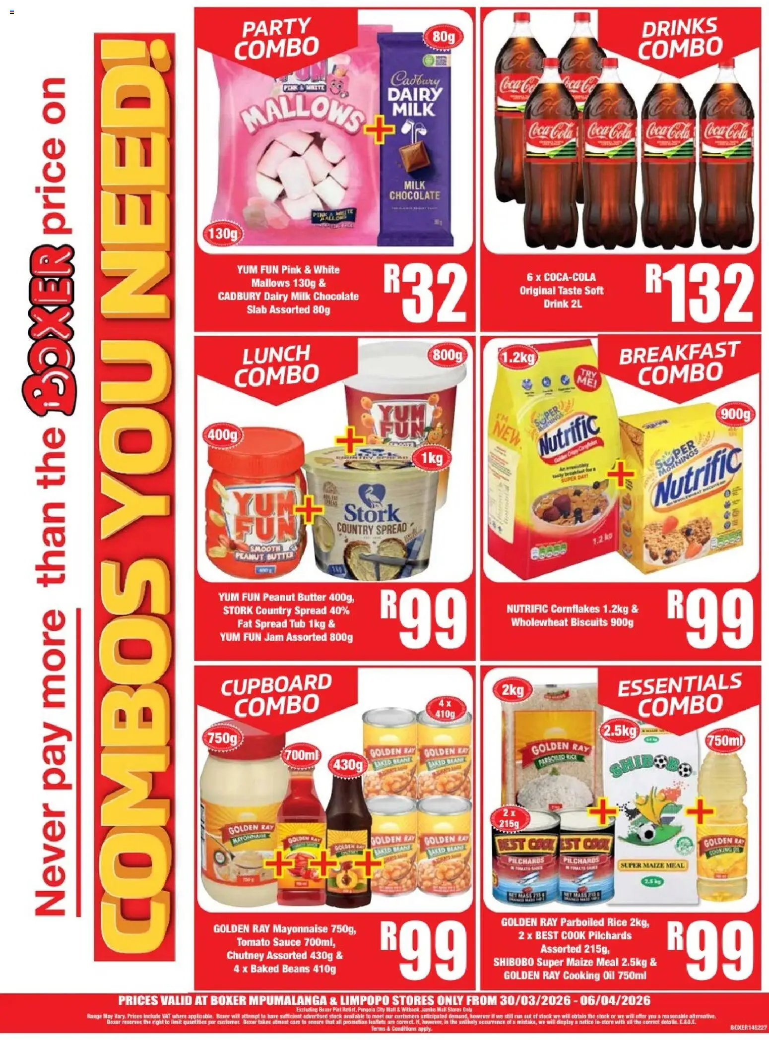 New Boxer catalogue – valid from 30.03.2026 | Page: 4 | Products: Jam, Oil, Chocolate, Stock
