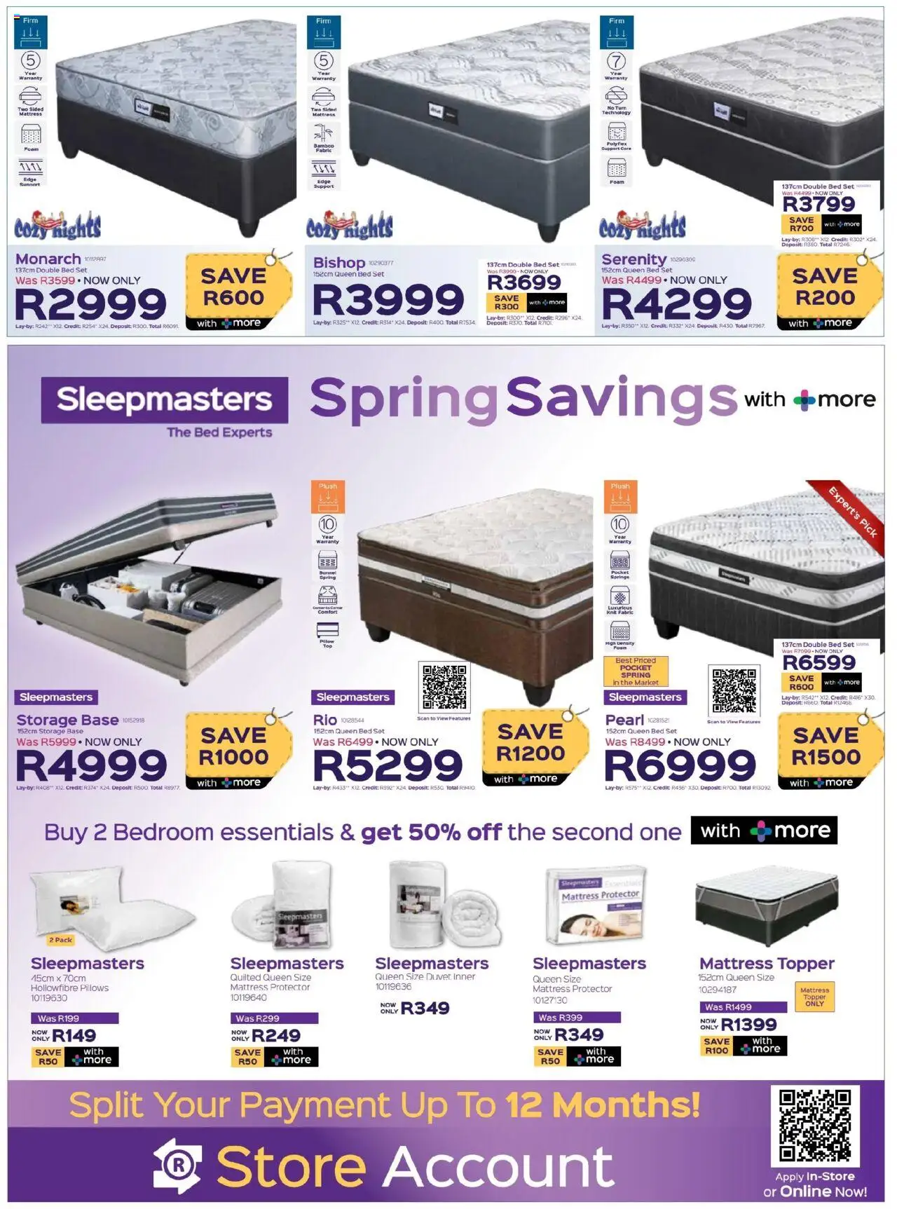 New Sleepmasters catalogue – valid from 18.09.2025 | Page: 9 | Products: Duvet, Double bed, Queen bed, Mattress