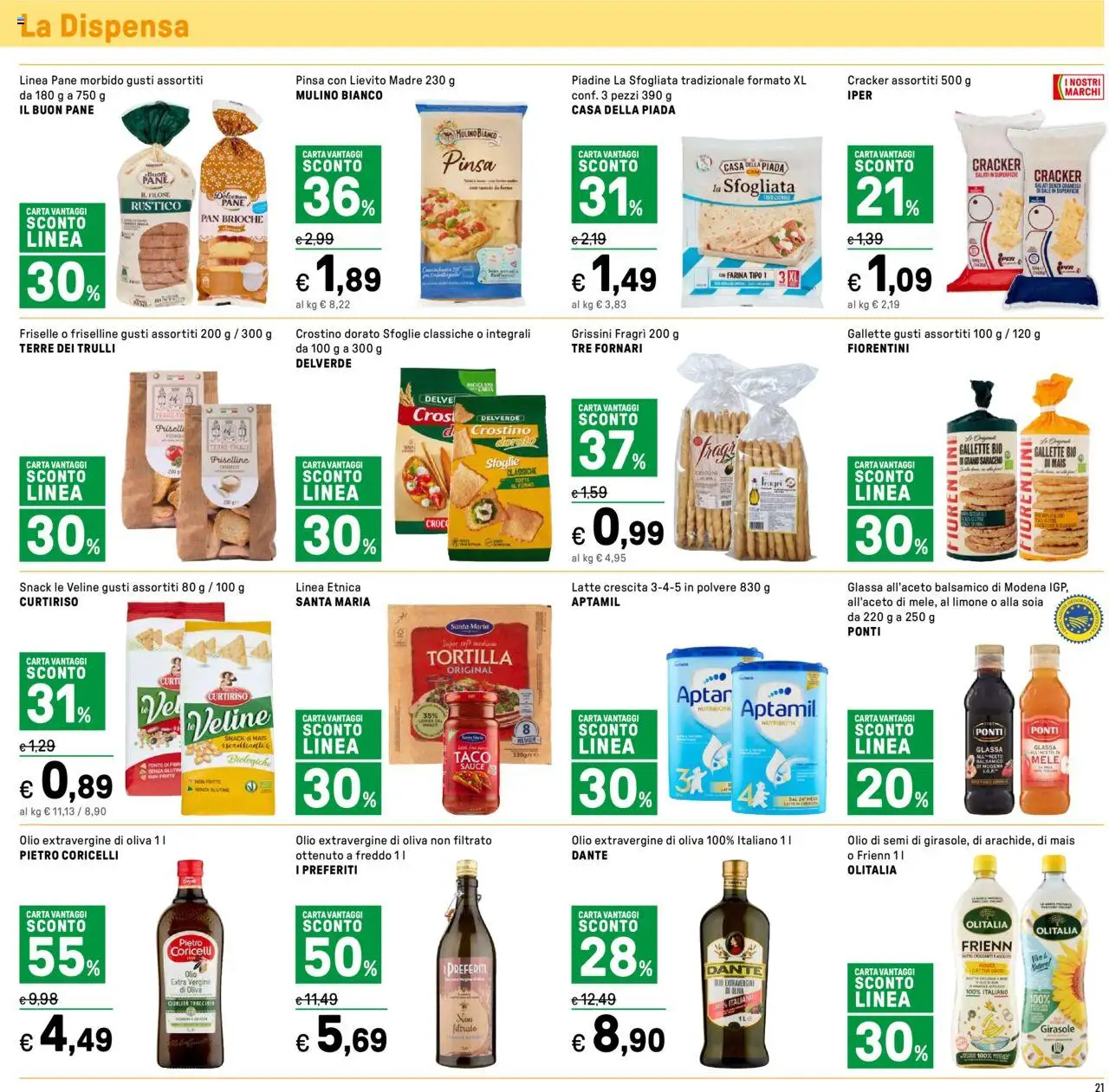 Volantino Iper del 12.09.2025 | Pagina: 23 | Prodotti: Limone, Aceto, Mais, Grissini