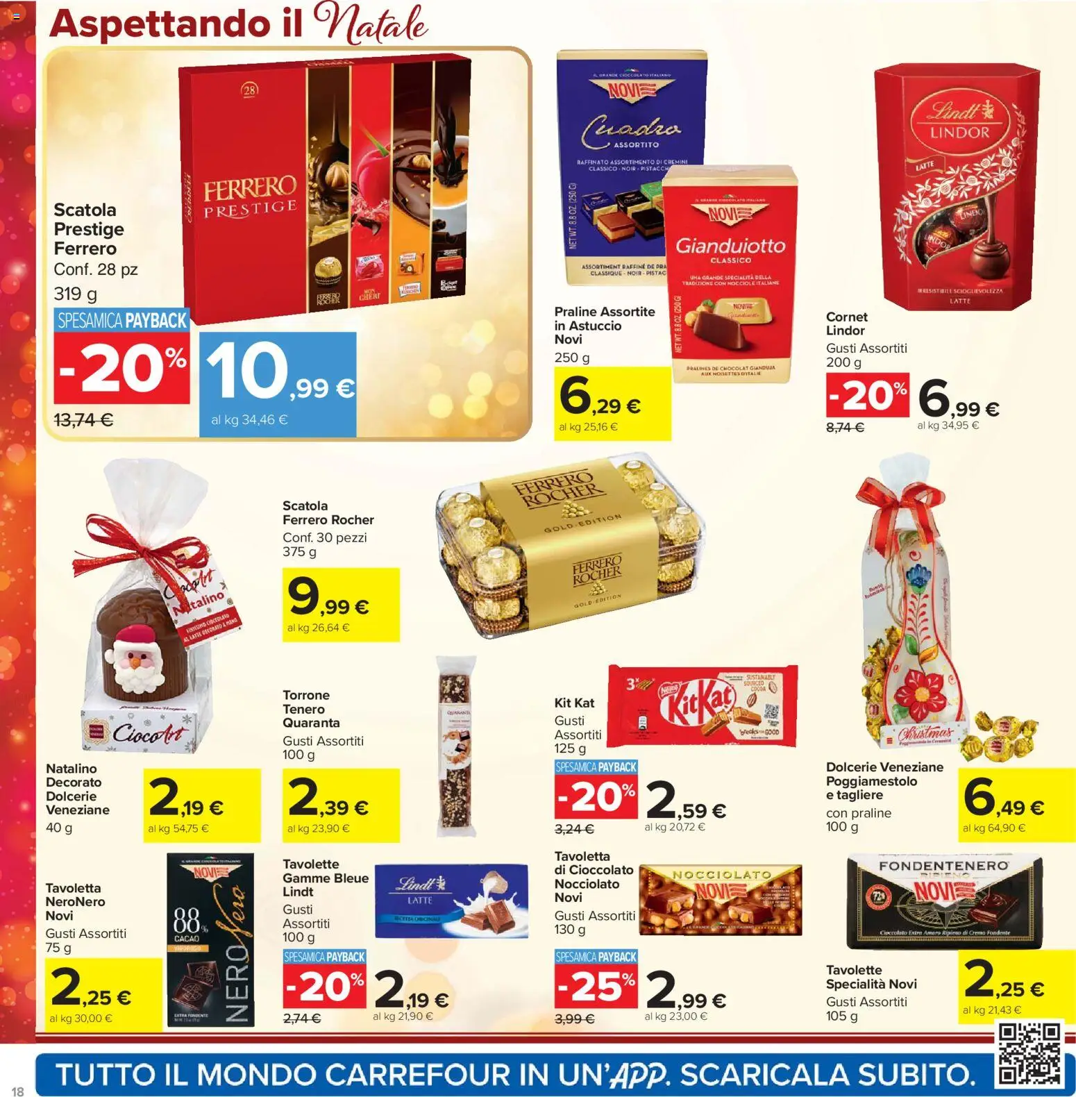 Volantino Carrefour del 02.12.2025 | Pagina: 18 | Prodotti: Crema, Nocciole, Astuccio, Cacao