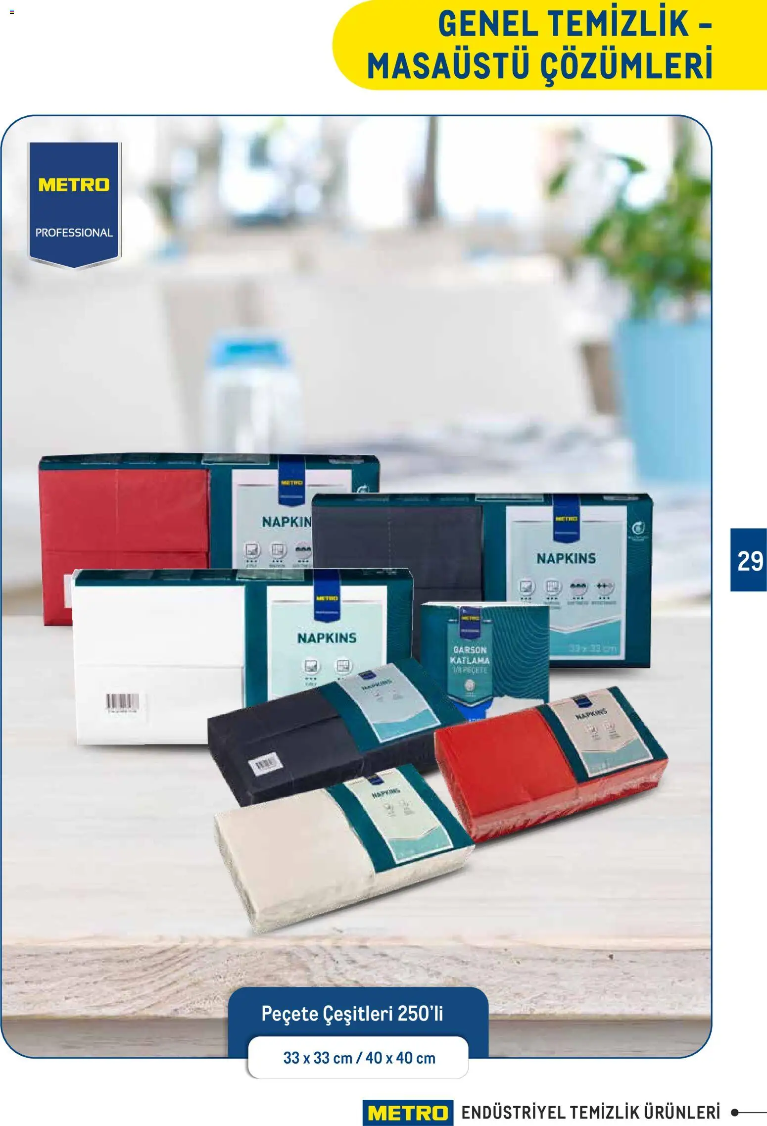 Metro - Endüstriyel Temizlik Ürünleri - 30.12.2025 tarihinden itibaren geçerlidir | Sayfa: 29