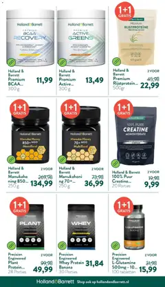 Holland & Barrett folder - Voorbeeld van een folder van Holland & Barrett, geldig van 16.03.2026 | Pagina: 23 | Producten: Whey, Mango