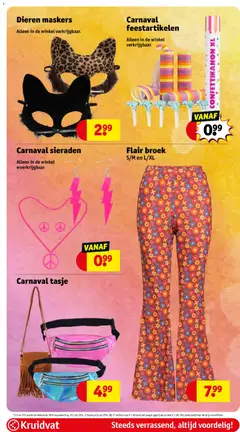 Kruidvat - Folder week 3 - Voorbeeld van een folder van Kruidvat, geldig van 13.01.2026 | Pagina: 70 | Producten: Broek, Feestartikelen, Kan
