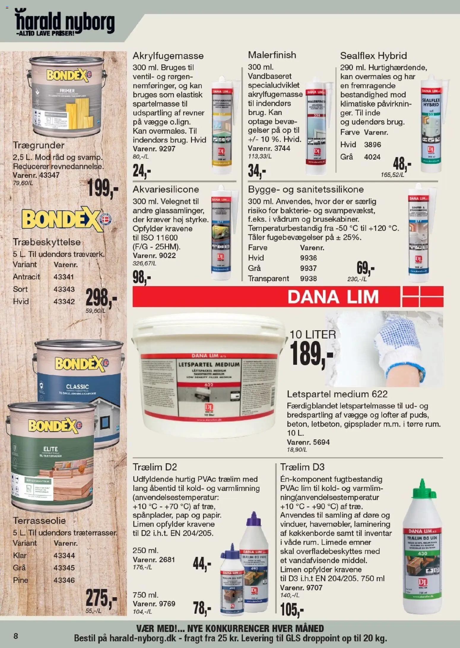 Harald Nyborg tilbudsavis – gyldig fra 09.04.2026 | Side: 70 | Produkter: Te, Lime, Spartelmasse, Søm