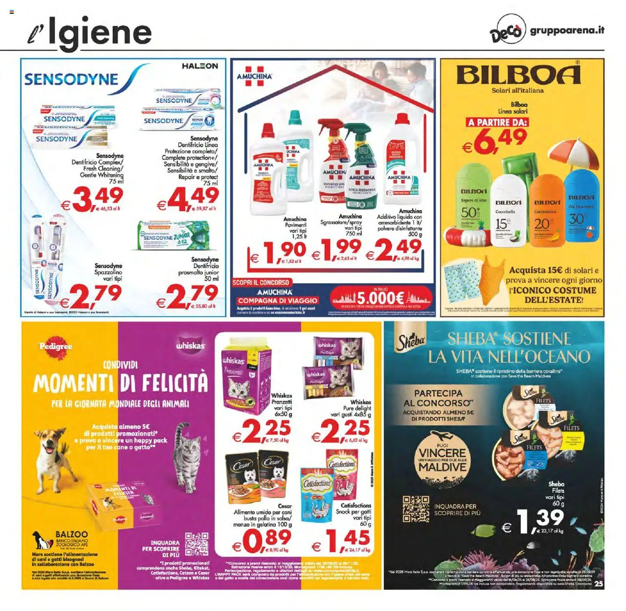 Volantino Decò del 12.08.2025 | Pagina: 31 | Prodotti: Dentifricio, Spazzolino, Pollo, Ammorbidente