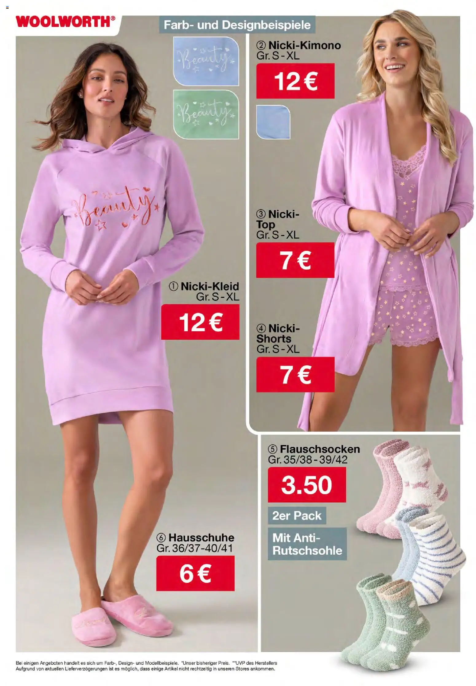 Woolworth Flugblatt gültig ab 07.11.2025 | Seite: 5 | Produkte: Hausschuhe