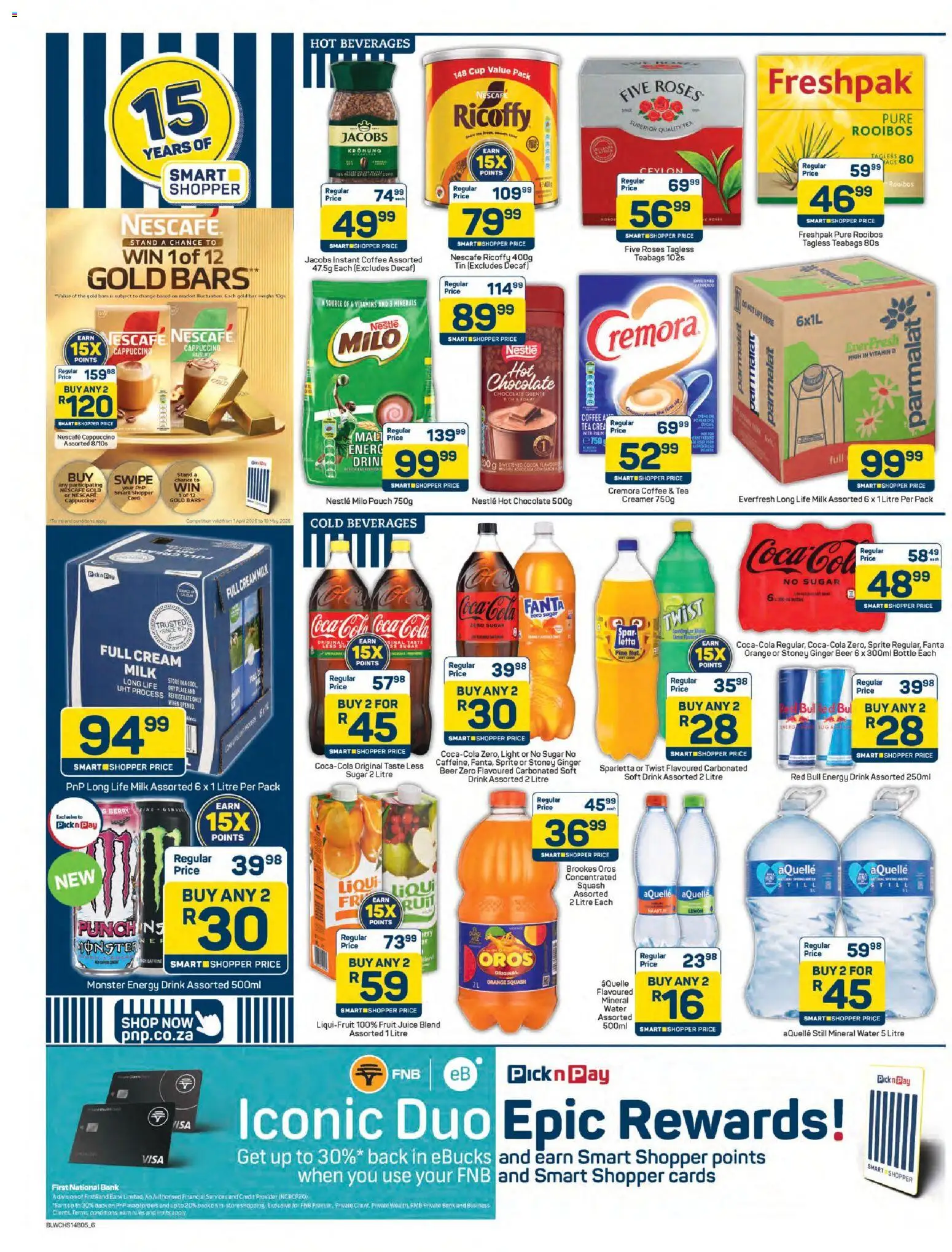 New Pick n Pay catalogue – valid from 24.04.2026 | Page: 6 | Products: Cesto para colada, Chocolate, Cream, Lemon