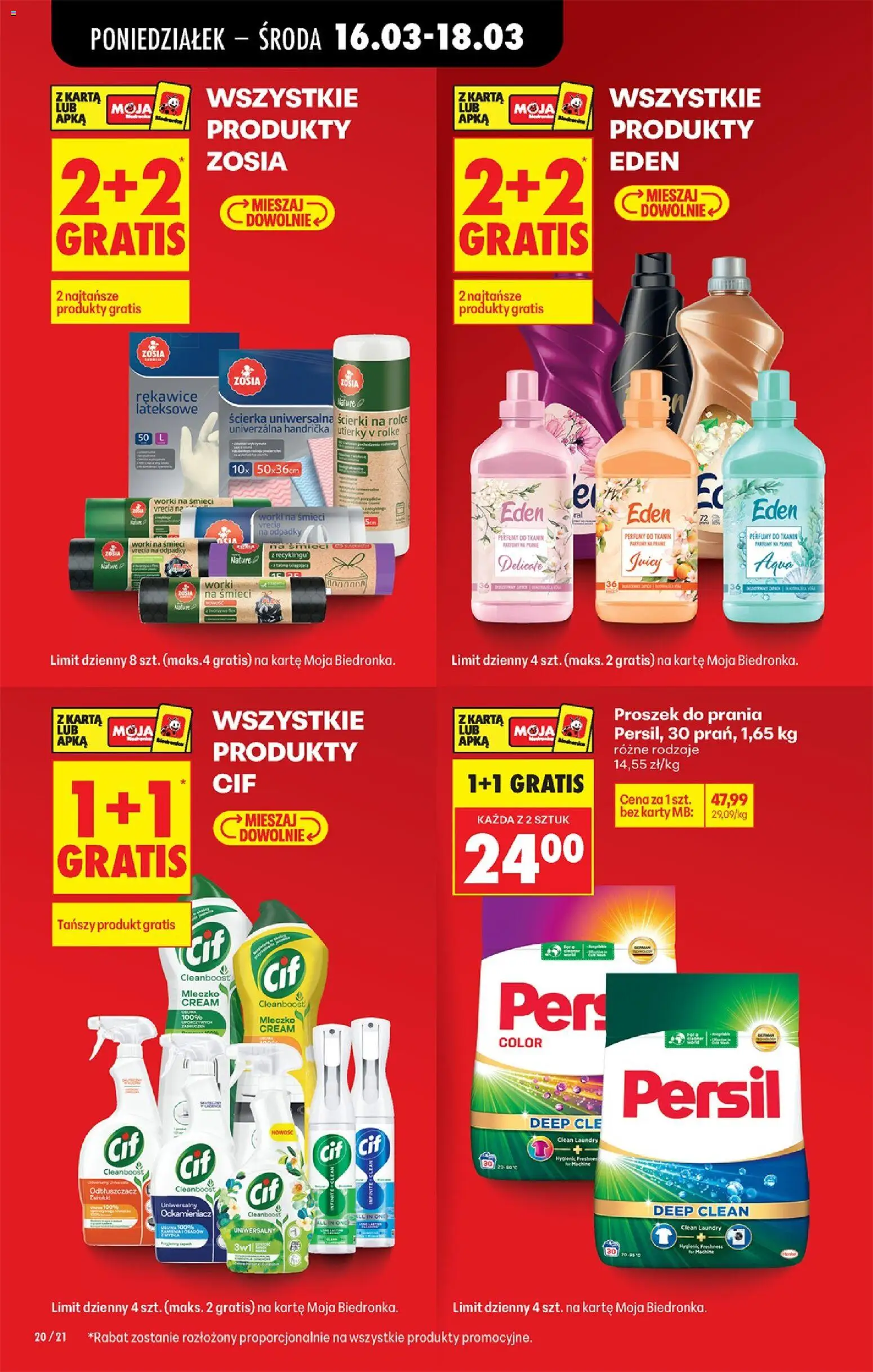 Biedronka Polsko leták od 16.03.2026 | Strana: 22 | Produkty: Karty, Persil