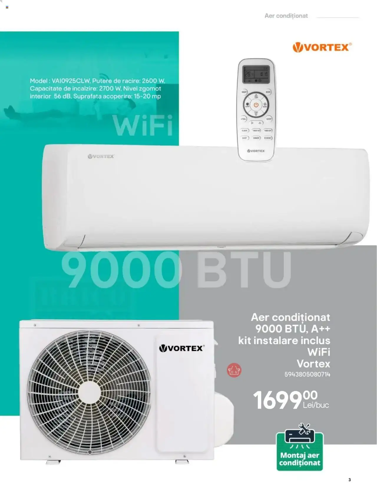 Brico Depot catalog - La Brico te răcorești pe măsură – valabil de la 27.06.2025 | Pagină: 3 | Produse: Aer Condiționat