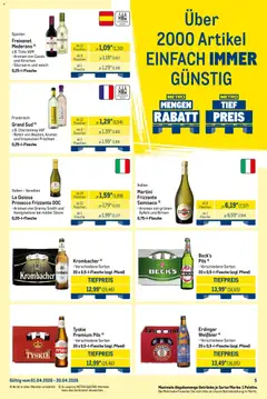 Metro Monats-Mix ab 01.04.2026 gültig | Seite: 5 | Produkte: Martini, Freixenet, Weißbier, Prosecco