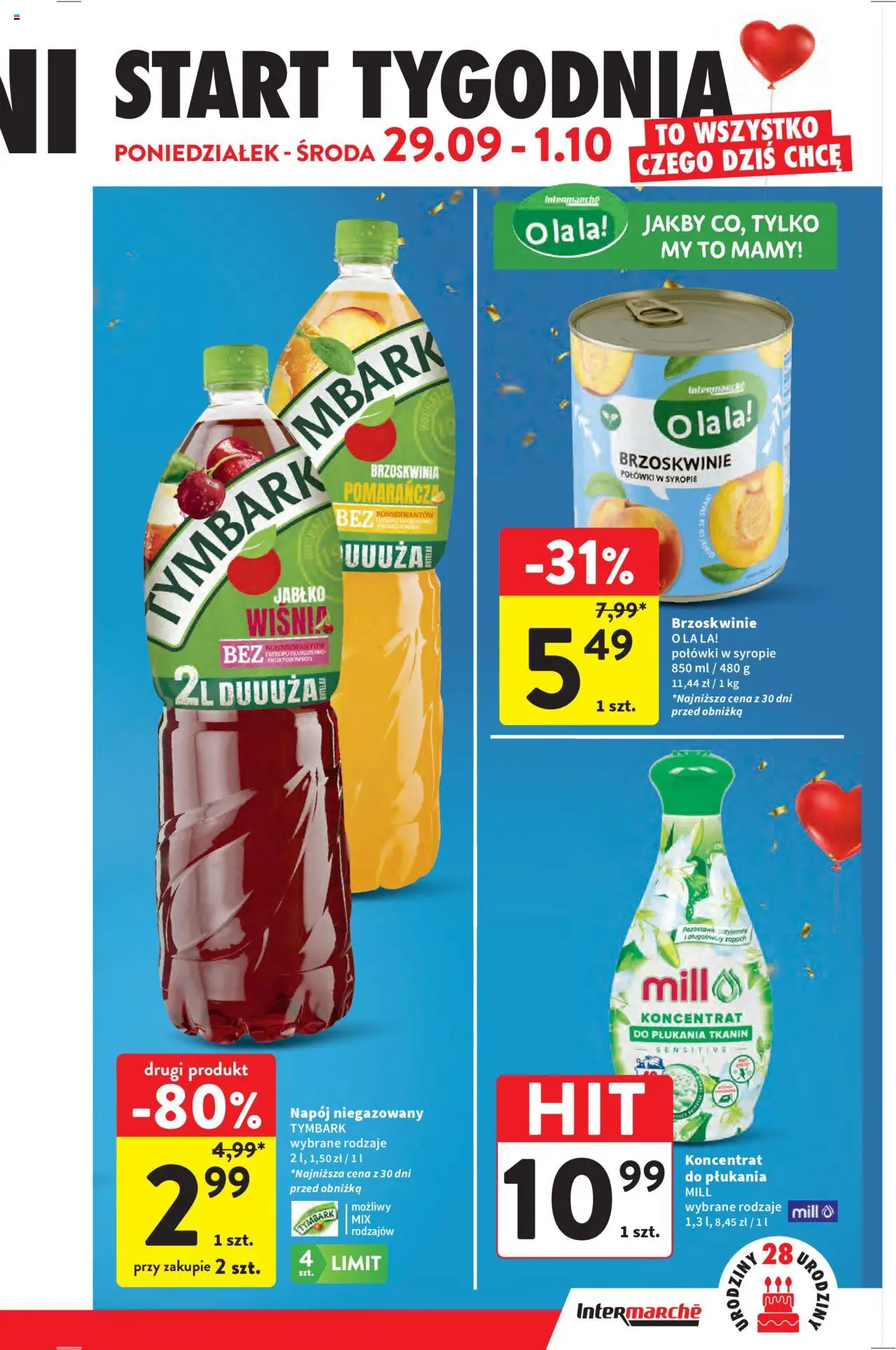 Intermarche Gazetka od 25.09.2025 | Strona: 47 | Produkty: Brzoskwinia, Wiśnie, Brzoskwinie