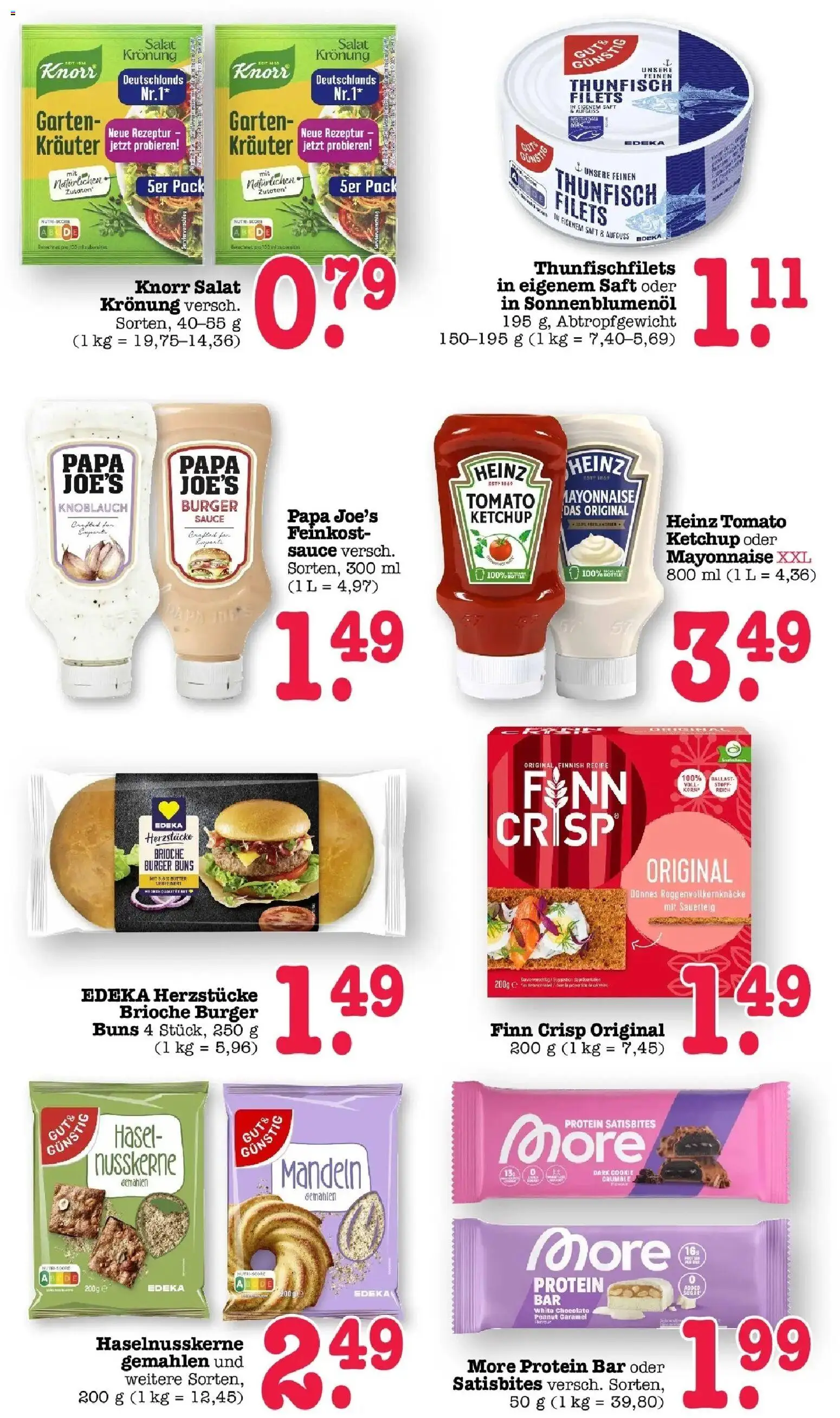 Angebote – gültig ab 20.04.2026 | Seite: 35 | Produkte: Thunfisch, Sonnenblumenol, Mayonnaise, Ketchup