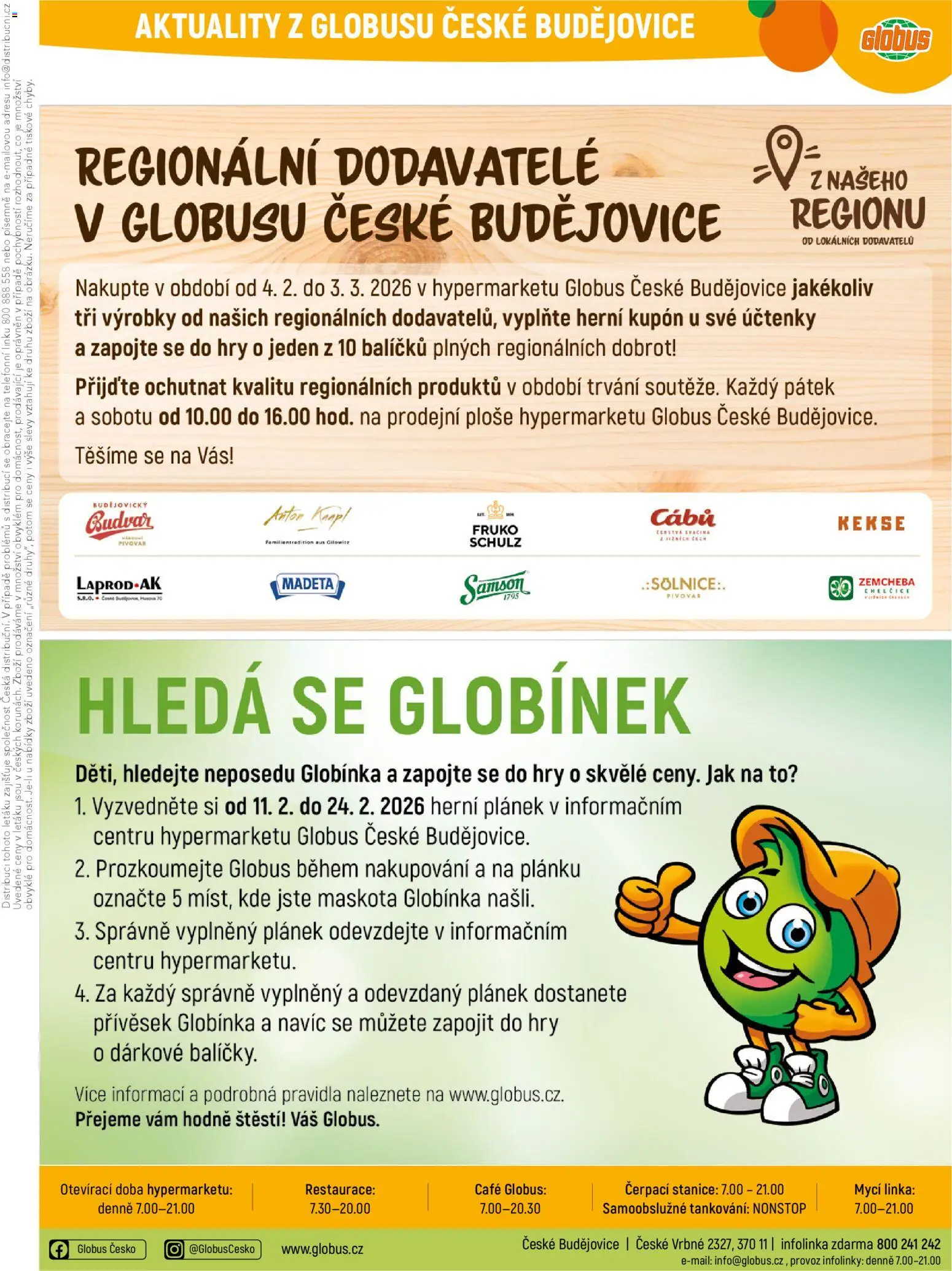 Globus leták - České Budějovice od 11.02.2026 | Strana: 28