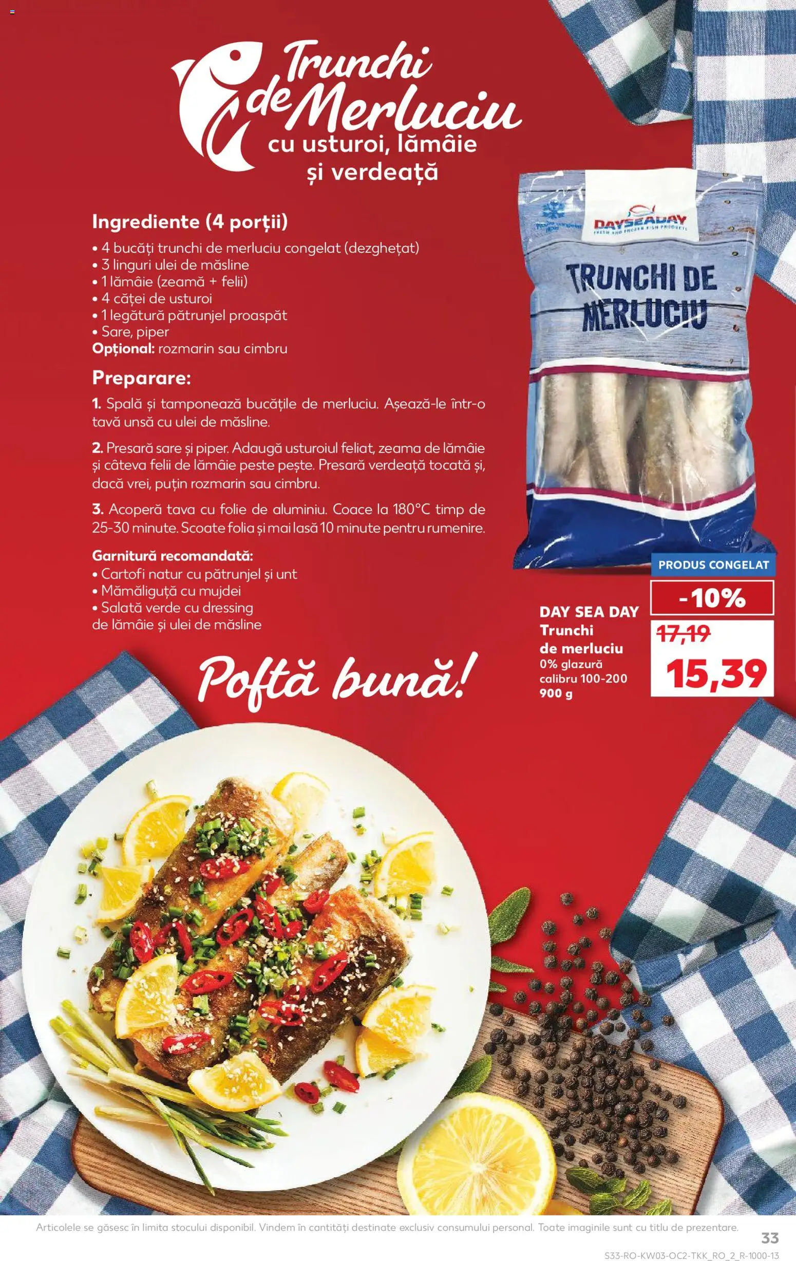Noul catalog Kaufland – valabil de la 14.01.2026 | Pagină: 33 | Produse: Sare, Piper, Usturoi, Verdeață