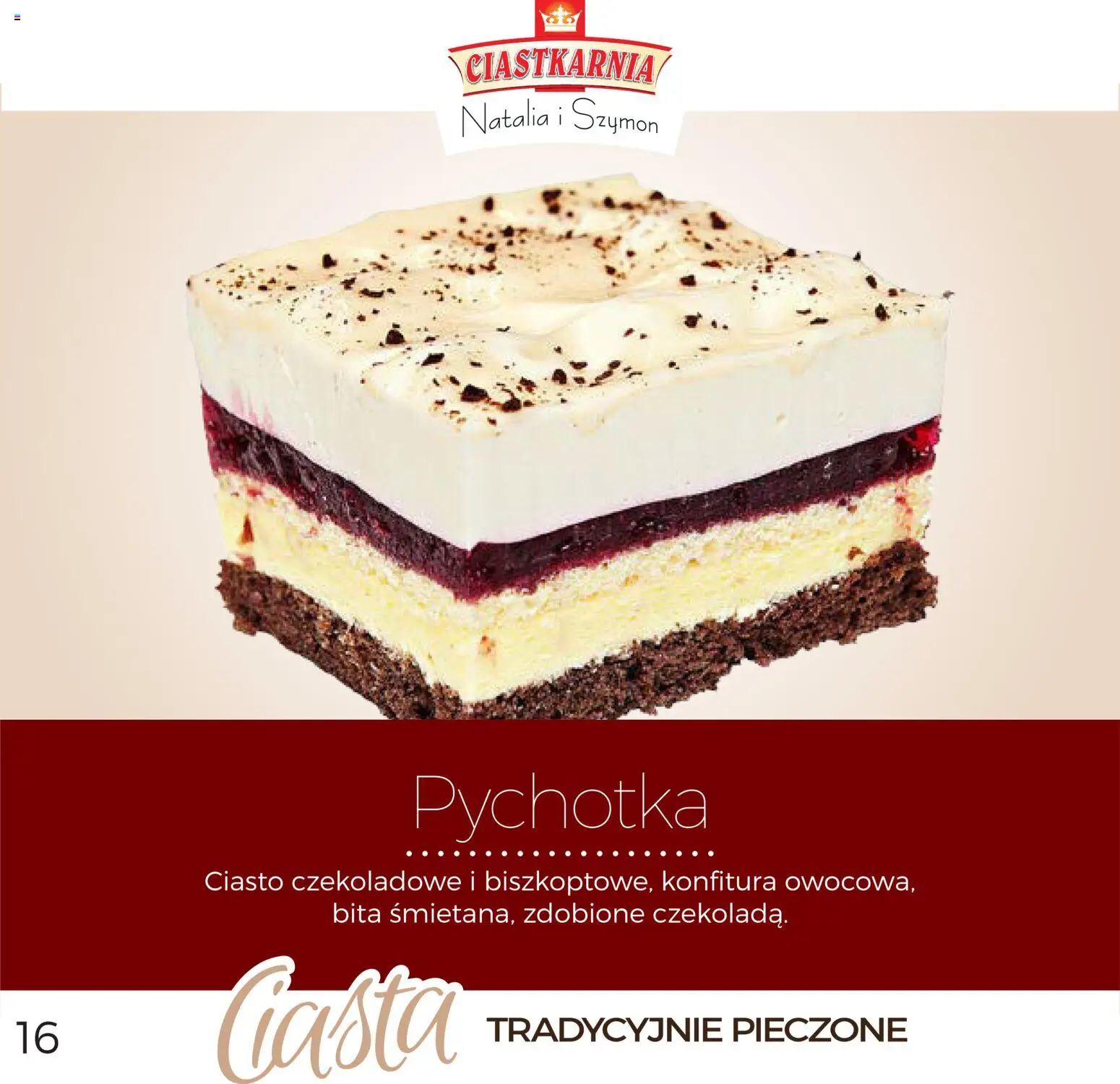 Topaz Gazetka - Ciasta  od 01.12.2025 | Strona: 16 | Produkty: Ciasto