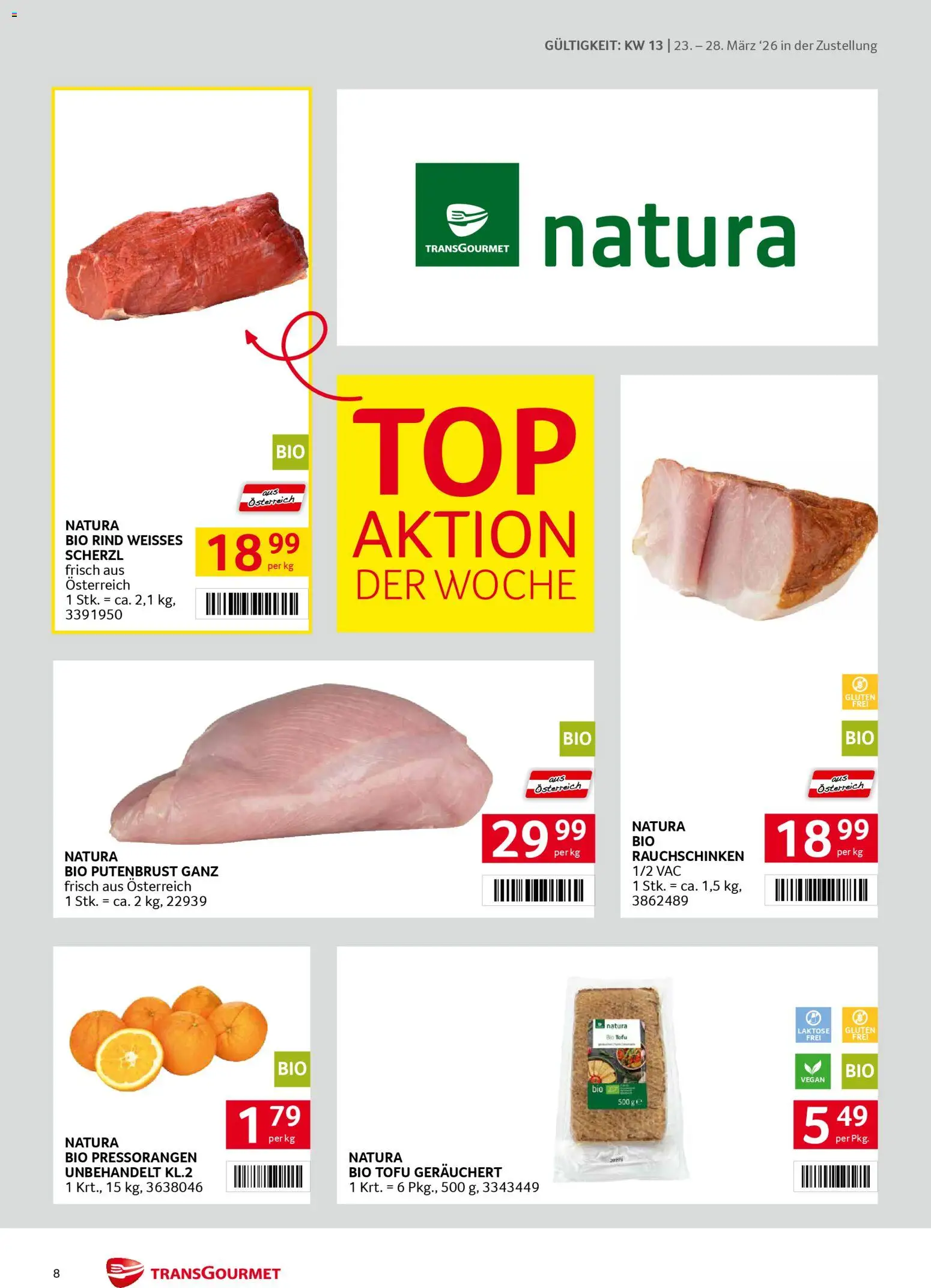 Transgourmet Zustellaktion gültig ab 23.03.2026 | Seite: 8