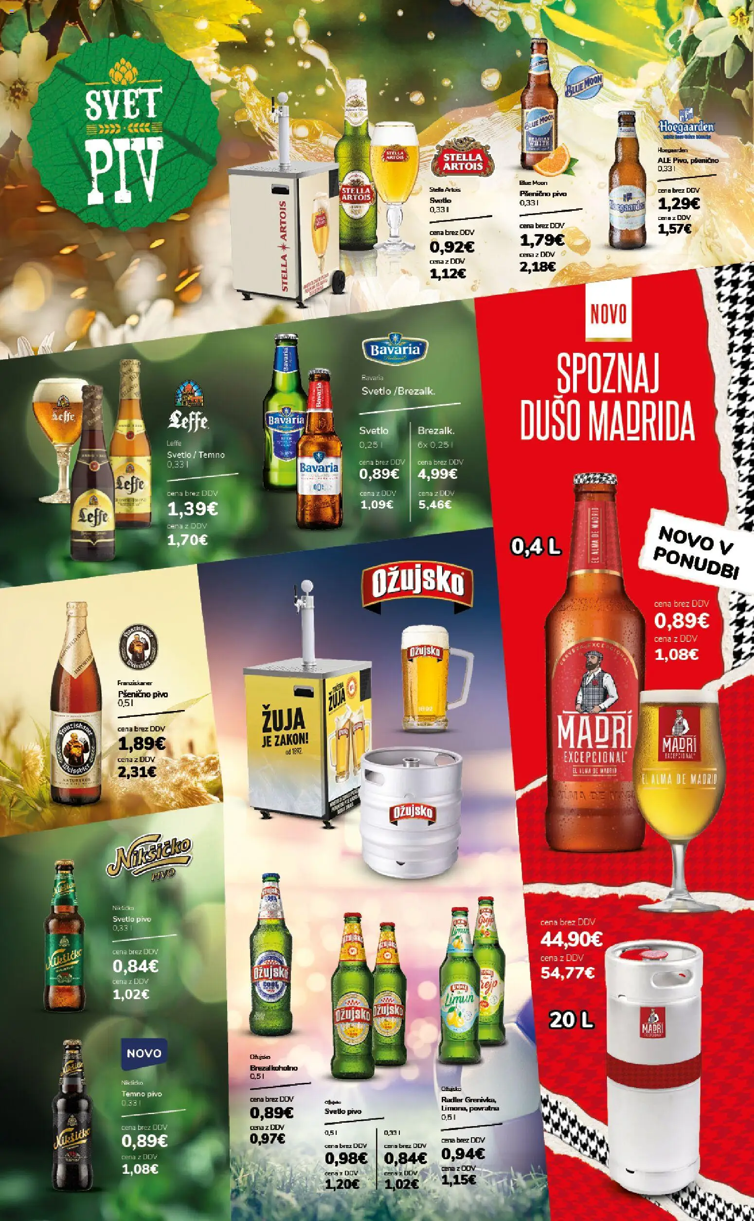 Novi Ahac katalog ponudbe – veljaven od 01.04.2026 | Stran: 4 | Izdelki: Radler, Pivo