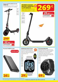 Alcampo - Canarias │ válido desde el 14.08.2025 | Página: 27 | Productos: Patinete, Teléfono, Monitor, Cámara