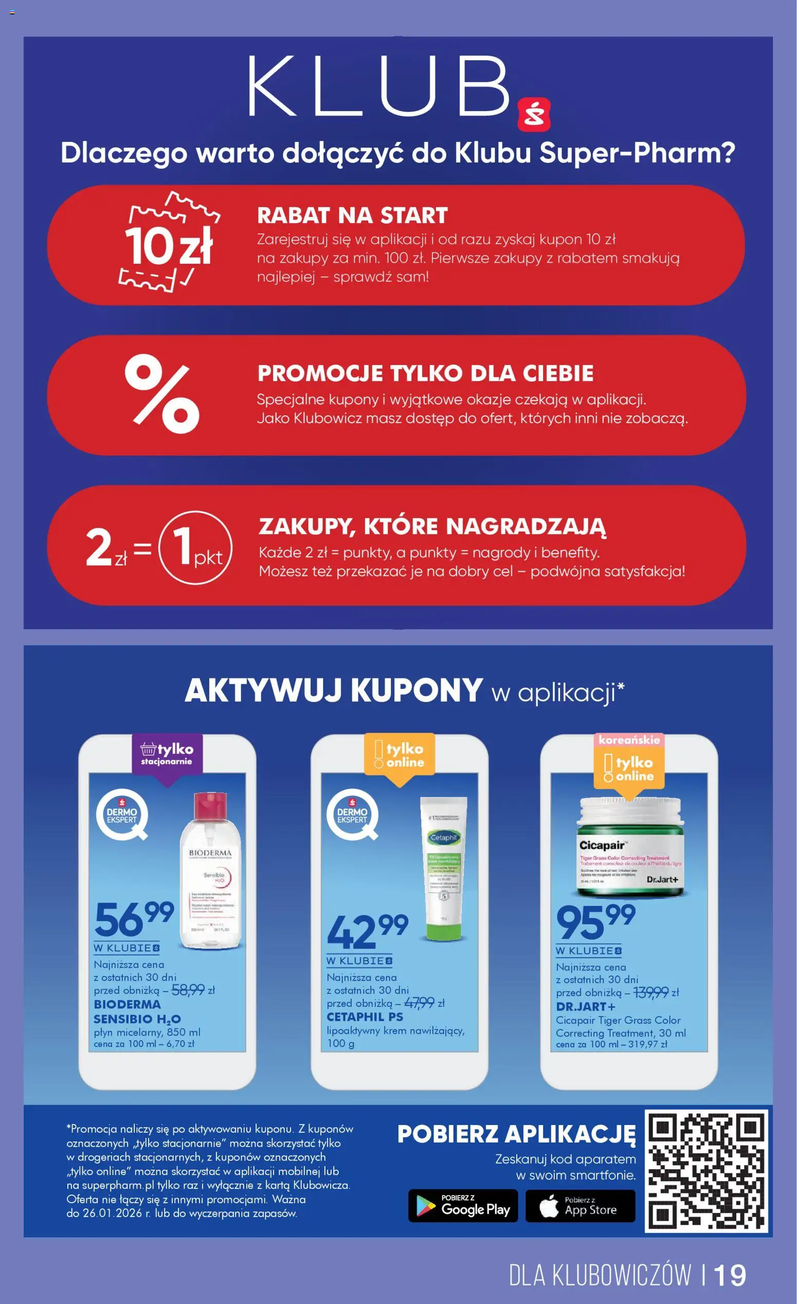 Super-pharm Gazetka od 12.01.2026 | Strona: 19 | Produkty: Karta, Krem