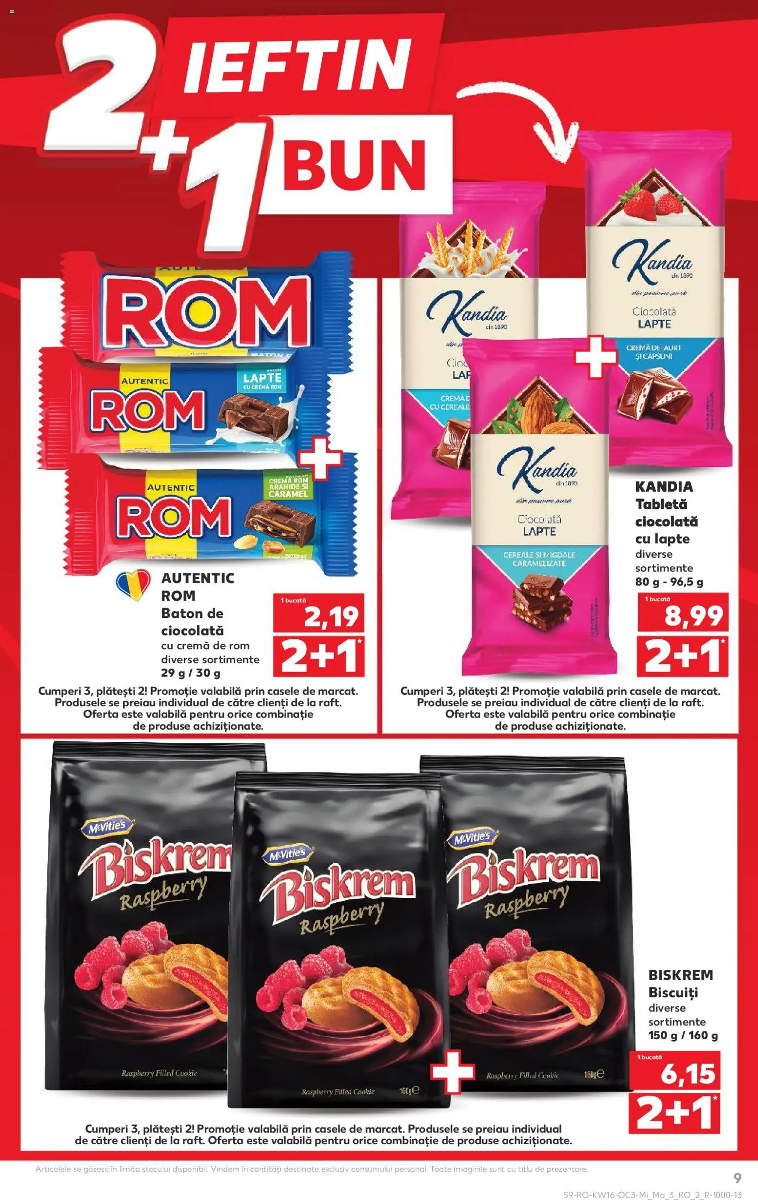 Noul catalog Kaufland – valabil de la 15.04.2026 | Pagină: 9 | Produse: Tabletă, Arahide, Cremă, Căpșuni