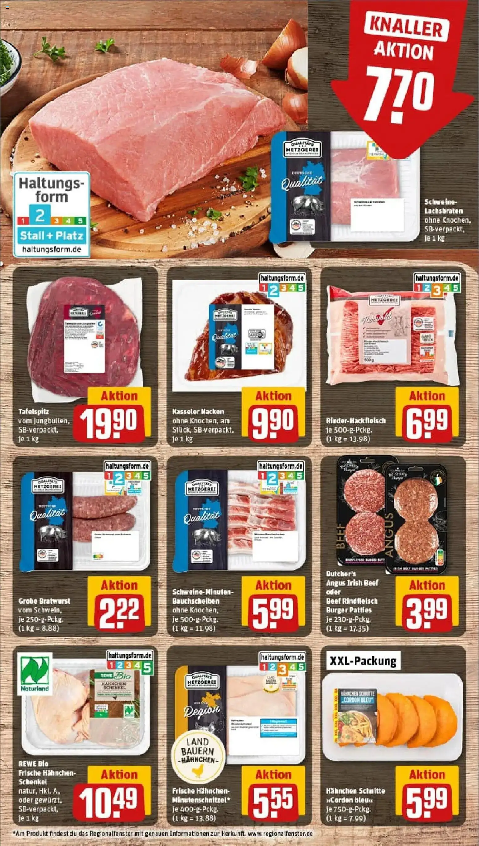 Rewe prospekt Osnabrück	 – gültig ab 18.01.2026 | Seite: 10 | Produkte: Tafelspitz, Bratwurst, Burger, Kasseler nacken