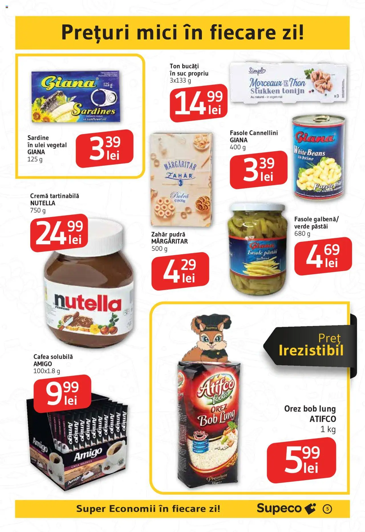 Catalog Supeco - Bârlad – valabil de la 05.06.2025 | Pagină: 5 | Produse: Mici, Pudră, Cremă, Suc