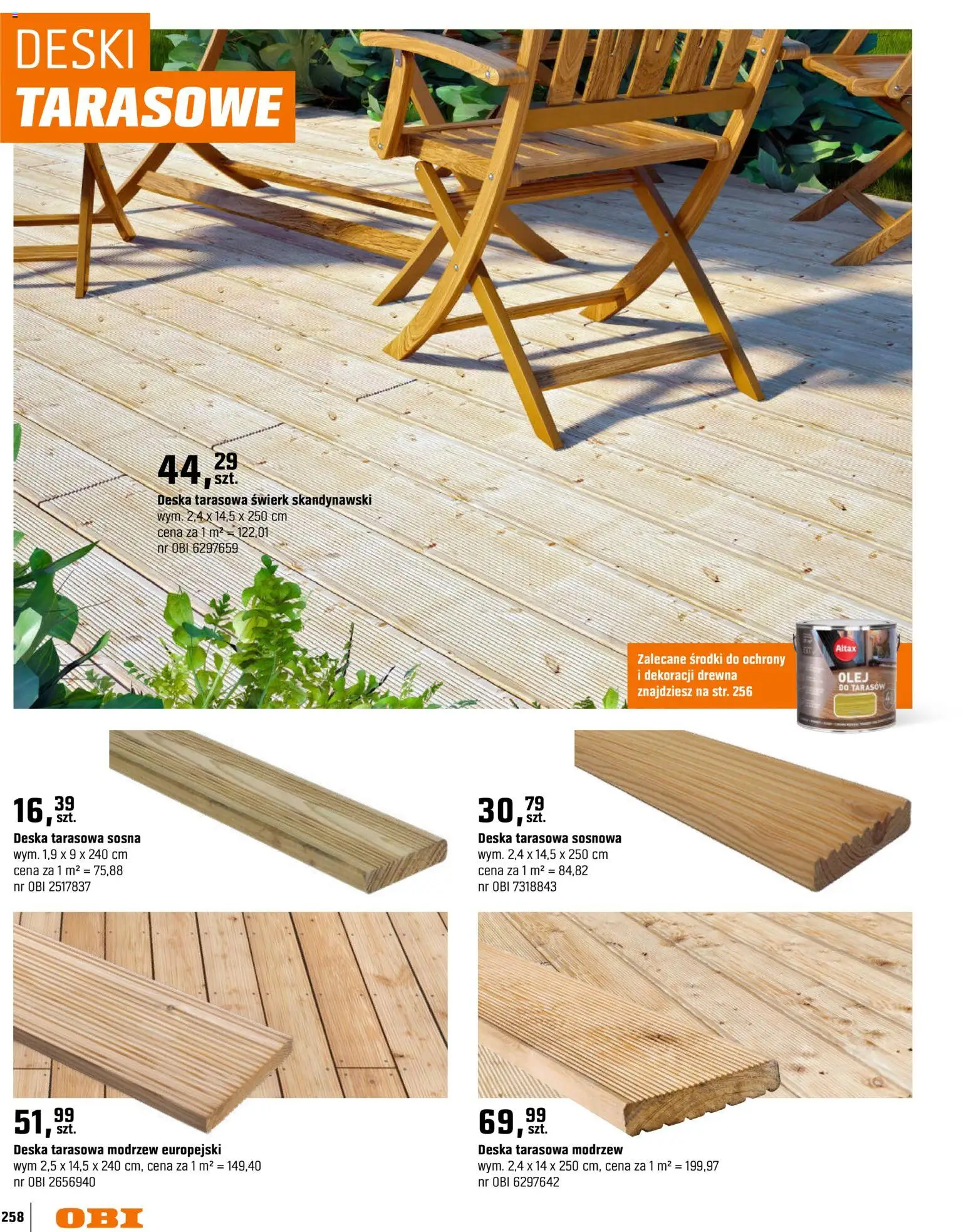 OBI gazetka - Ogród od 11.03.2026 | Strona: 258 | Produkty: Olej