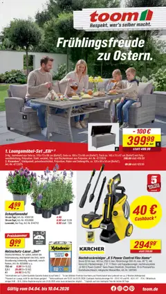 Toom Baumarkt Prospekt 	 ab 04.04.2026 gültig