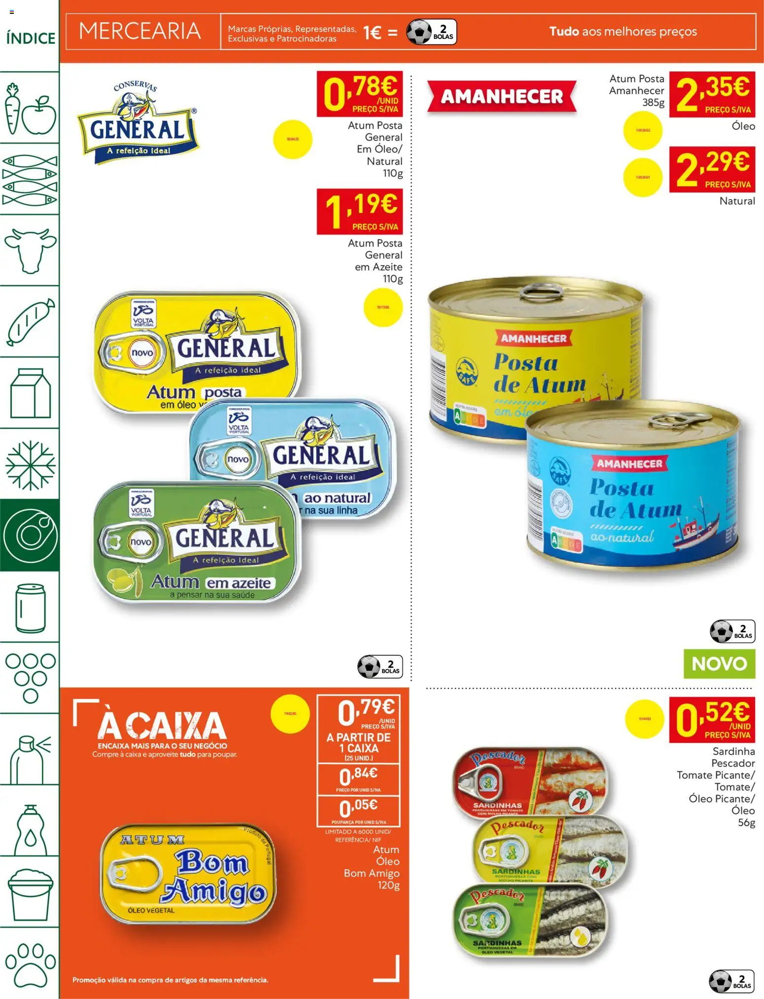 Recheio - Bons Negócios Madeira │ válido de 14.04.2026 | Página: 20 | Produtos: Atum, Azeite, Sardinhas, Caixa