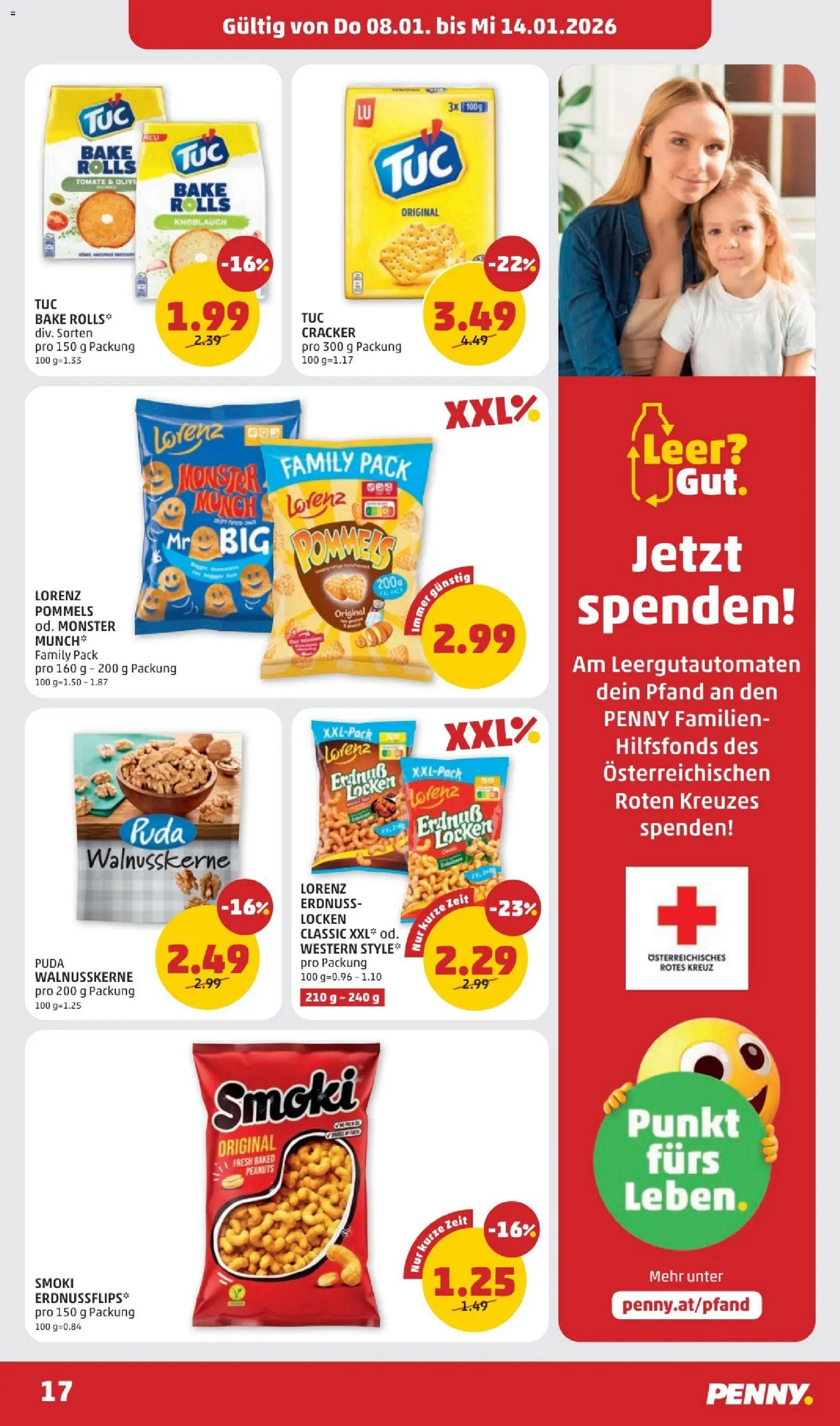 Penny Markt Flugblatt gültig ab 08.01.2026 | Seite: 17 | Produkte: Knoblauch