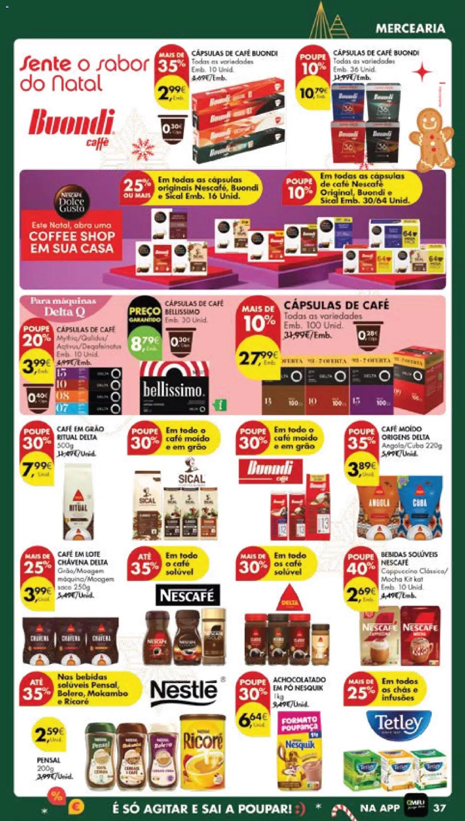 Pingo Doce folheto │ válido de 16.12.2025 | Página: 45 | Produtos: Pó, Chás, Nestlé, Café